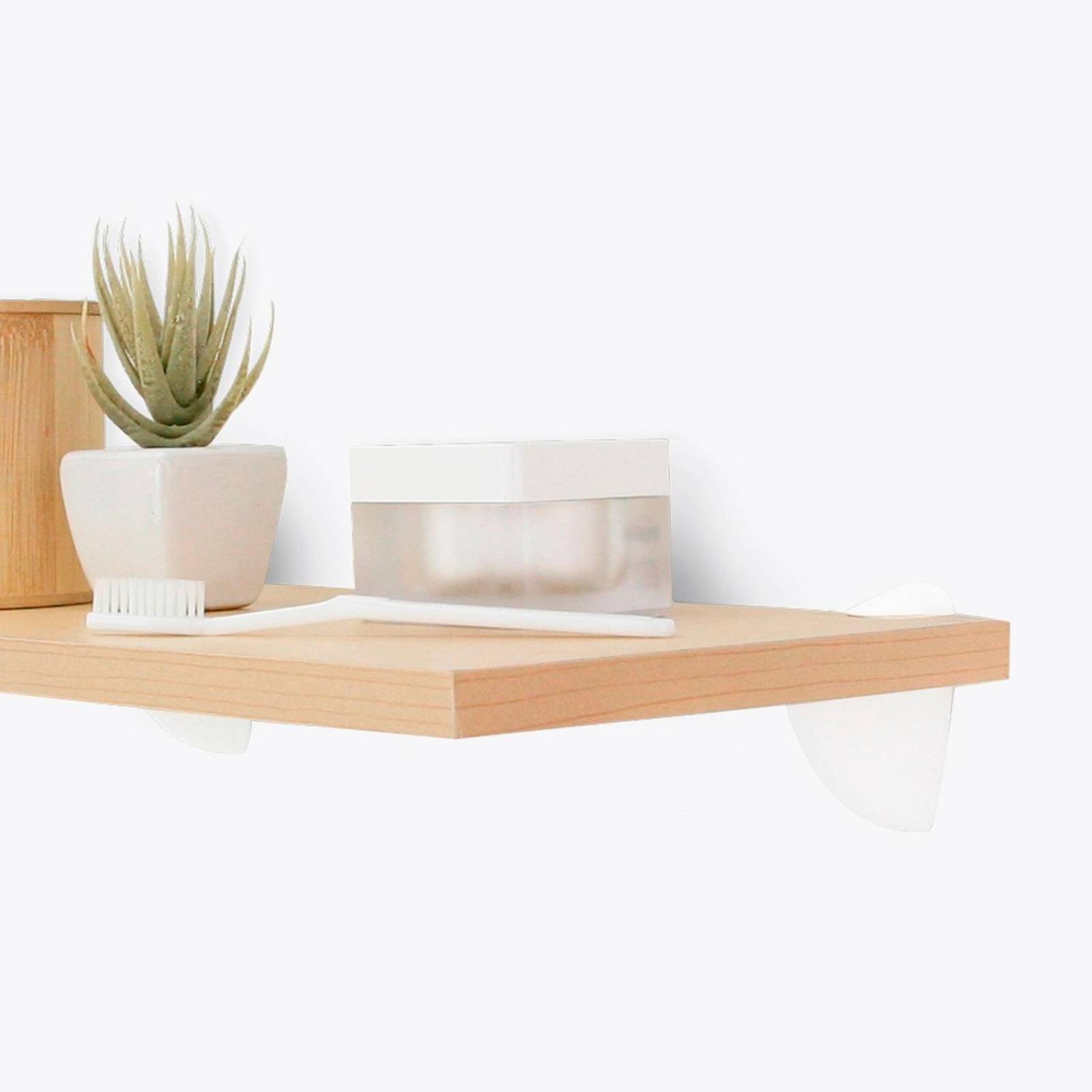 Clip Plástico Blanco (par) 