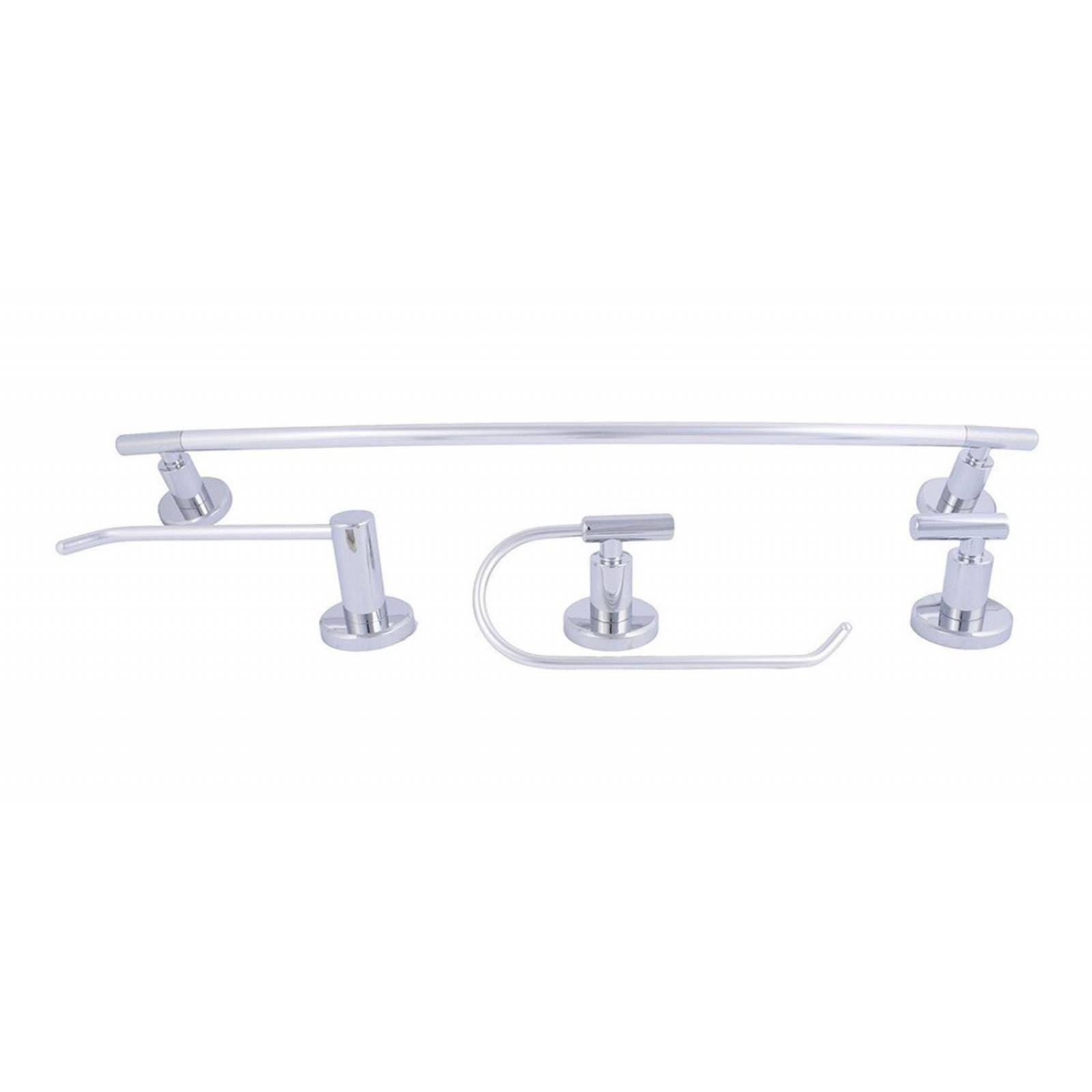 Juego De Accesorios Para Baño Plata Glacier Bay 4 Piezas 