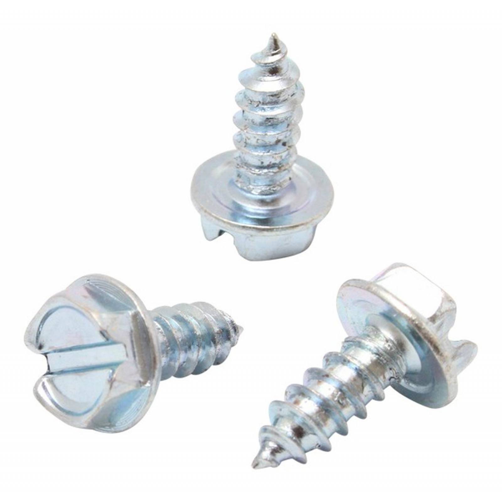 100 Tornillos Para Metal 1 Plata 