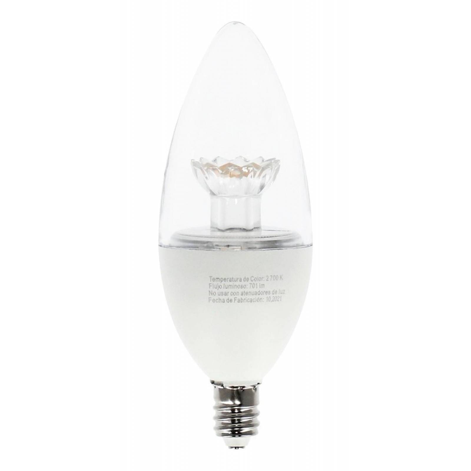 Foco Led Vela B11 E12 7w(60w) Lc 2p 