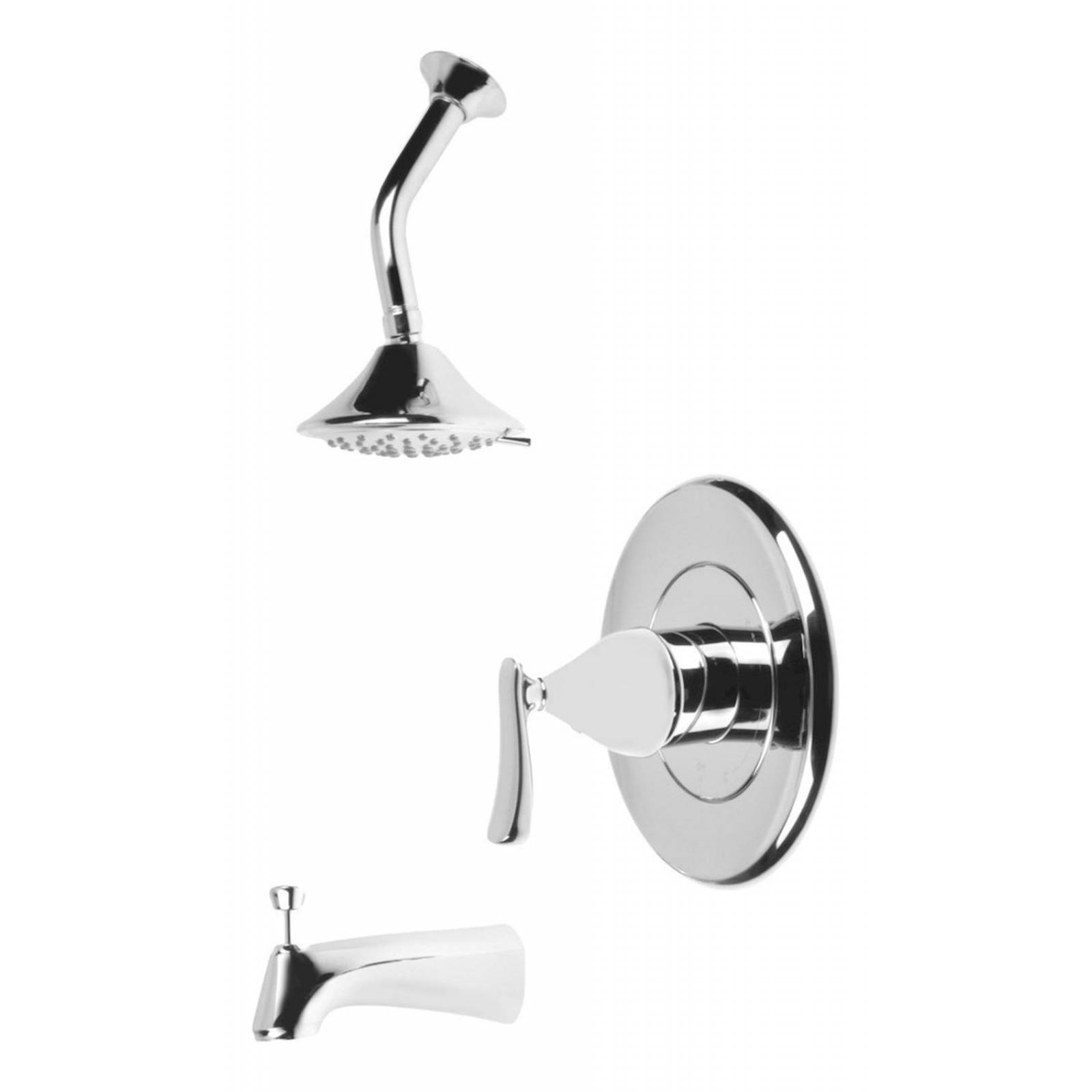 Juego De Llave Monomando P/ Baño Y Regadera Chatfield 