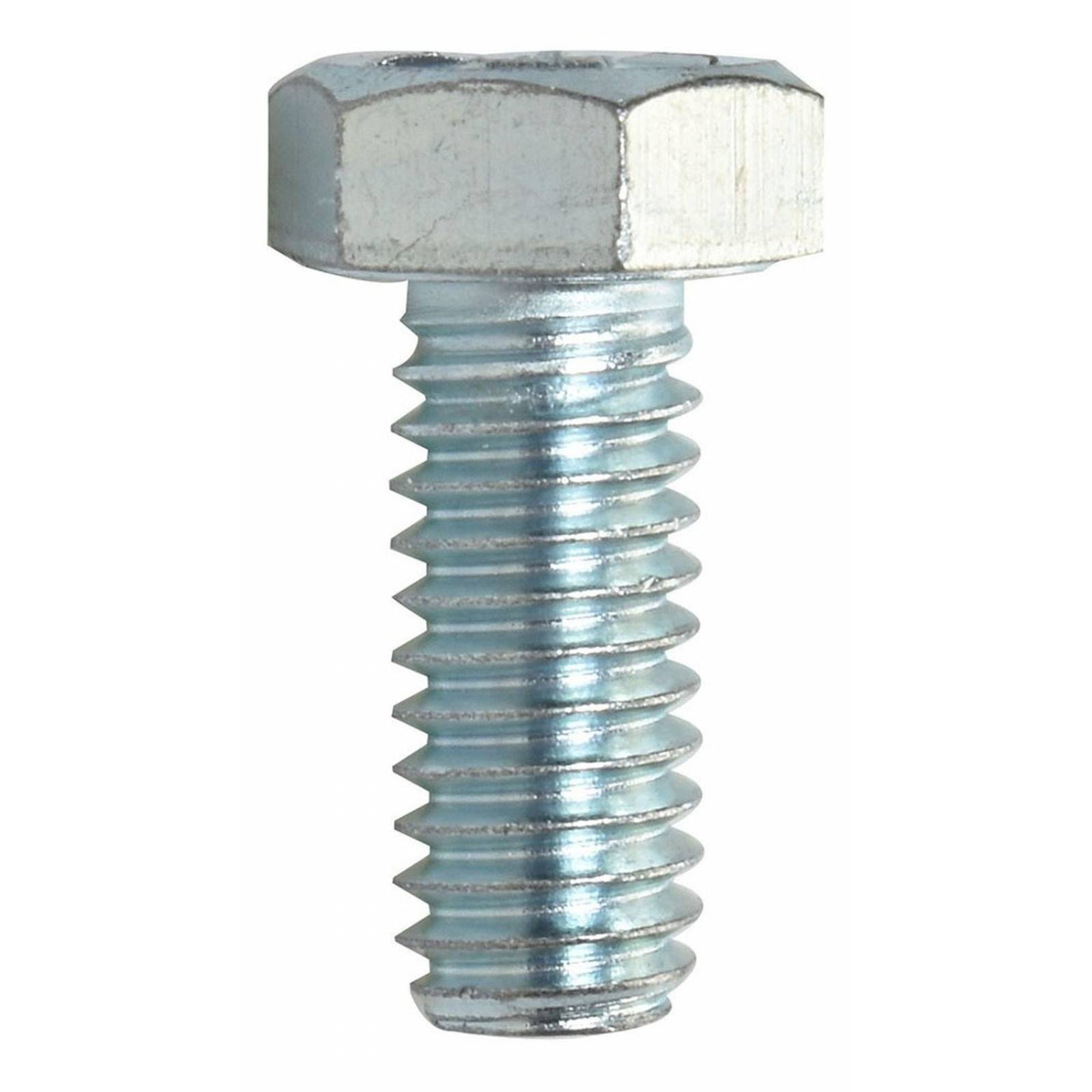 4 Tornillos Cabeza Hexagonal 3/4 Plata 