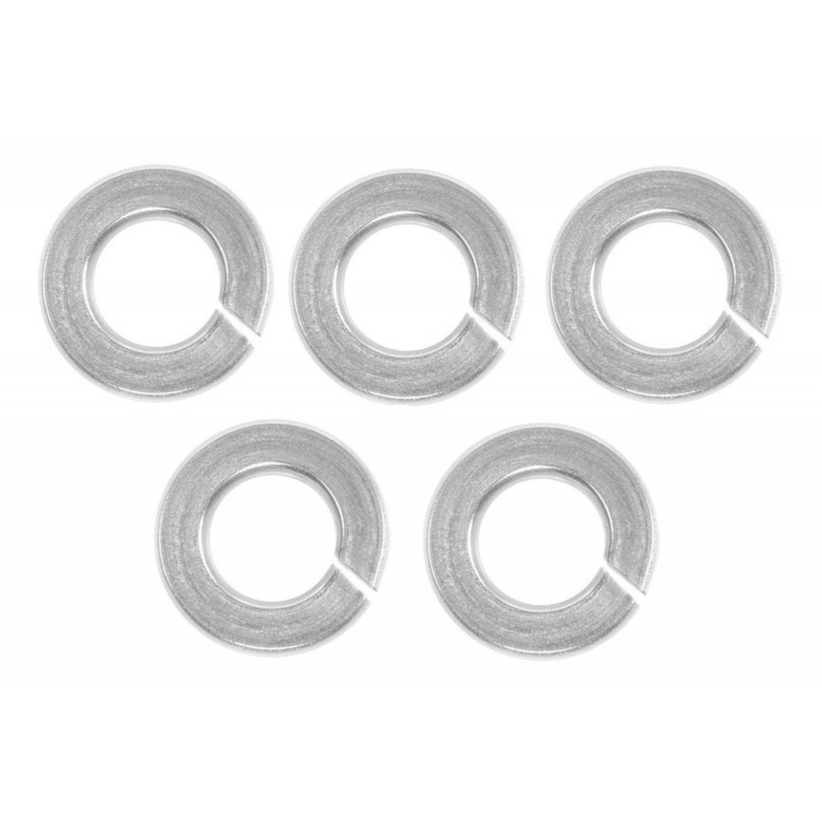 Rondana De Presión De 3/8 De Plata 5 Piezas 