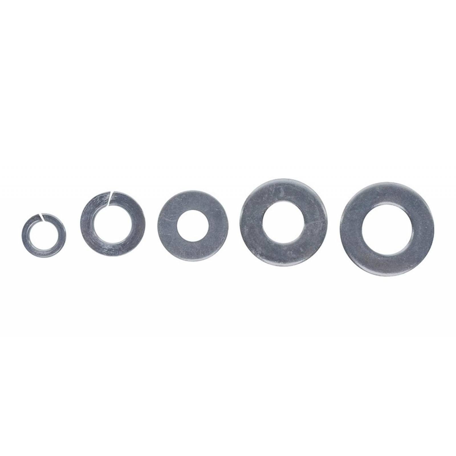 Rondanas Planas Y De Seguridad Diferentes Tamaños 100 Piezas 