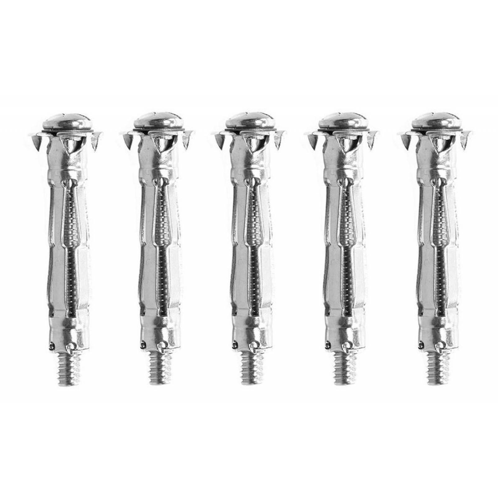 Taquete/anclaje De Expansión De 1/8 De Plata 5 Piezas 