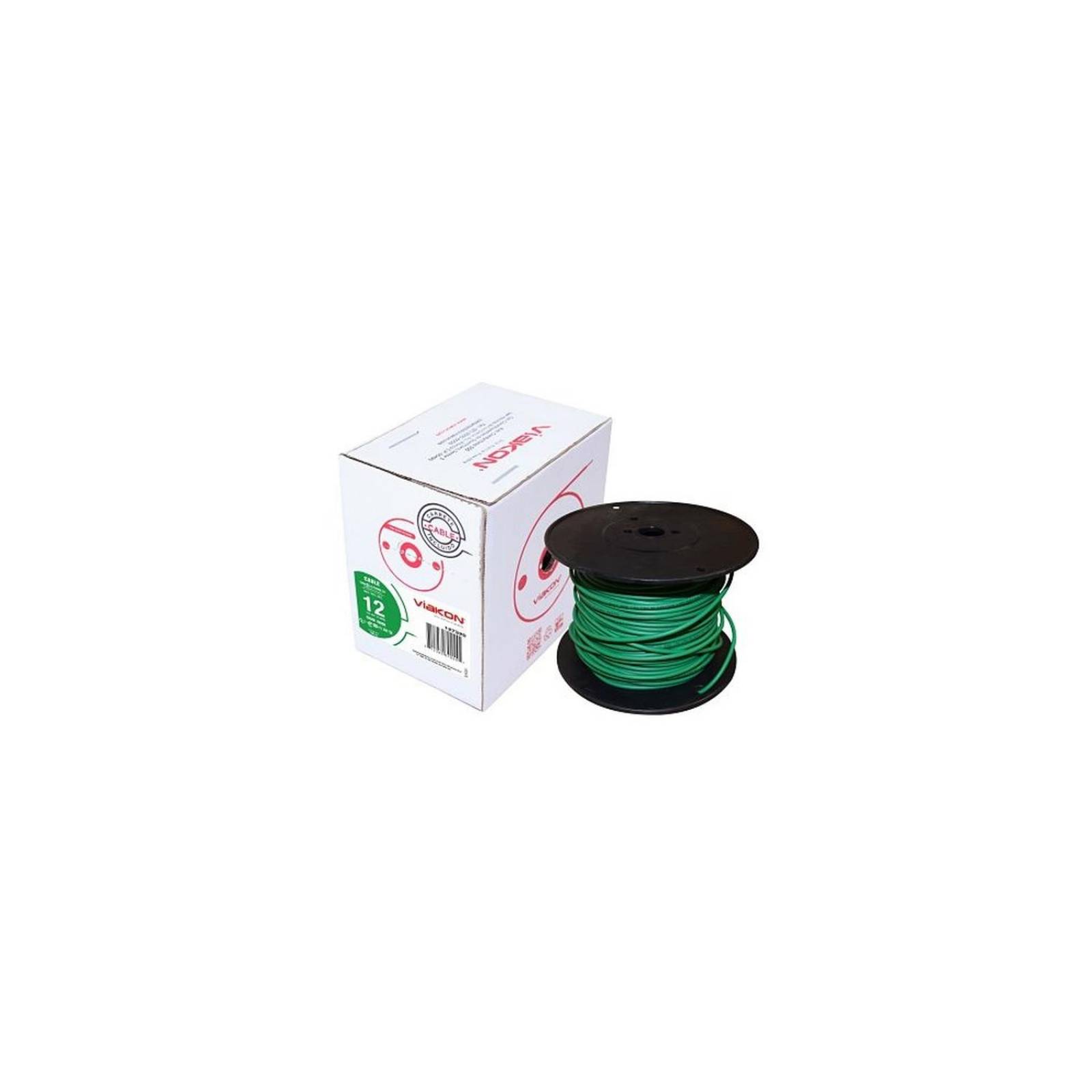 Cable thw-2-ls/thhw-ls calibre 12 verde 100 m viakon 