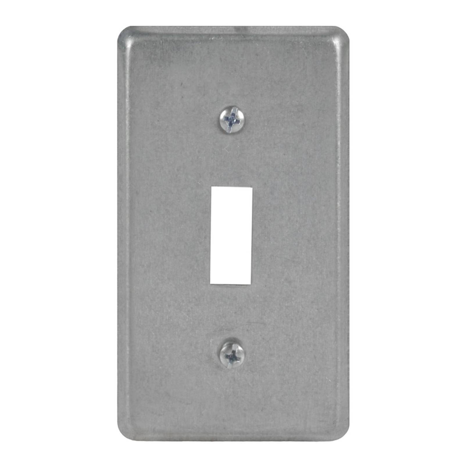 Tapa para caja chalupa con salida para un apagador 