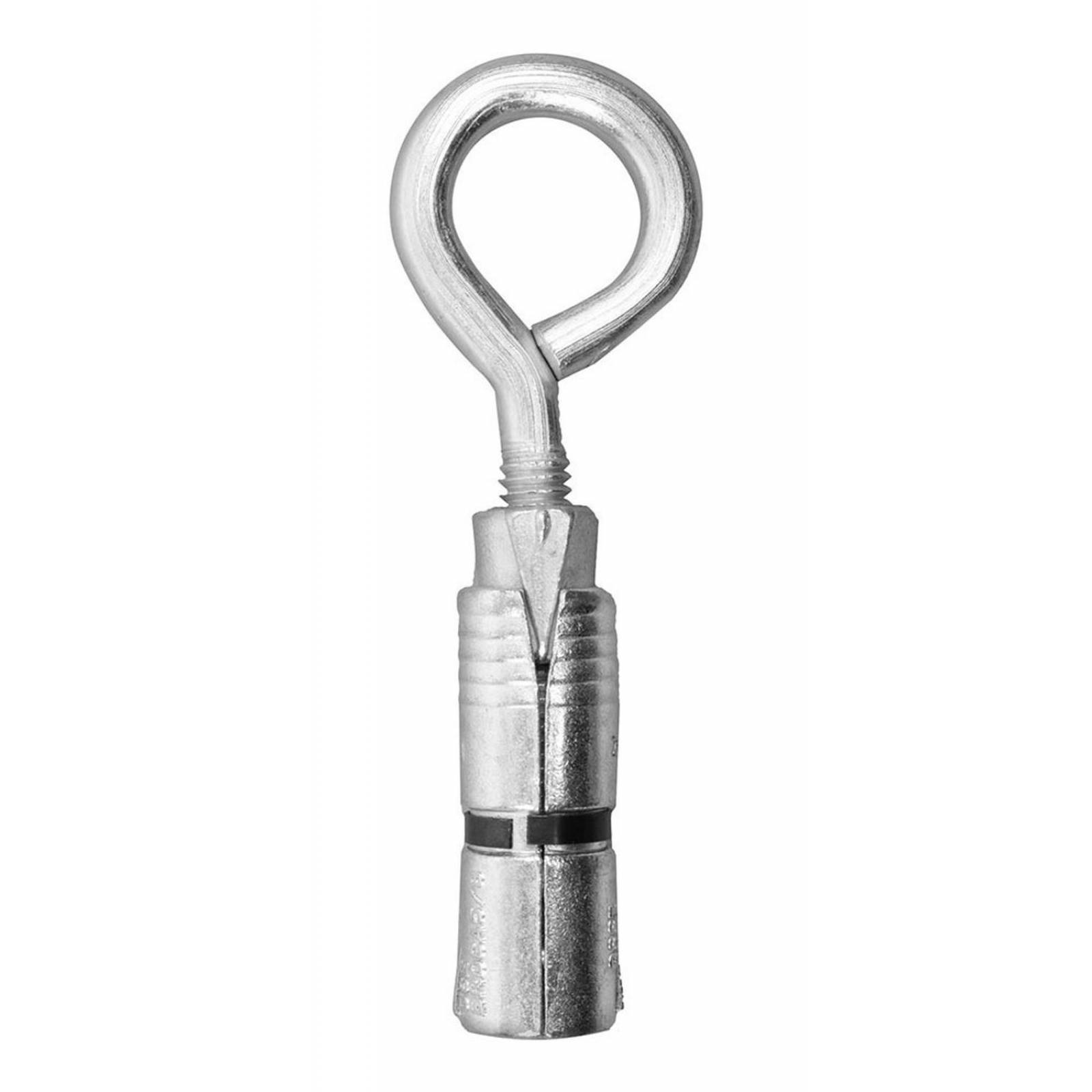 Taquete Expansor Con Armella 3/8 De Pulgada Plata 2 Piezas