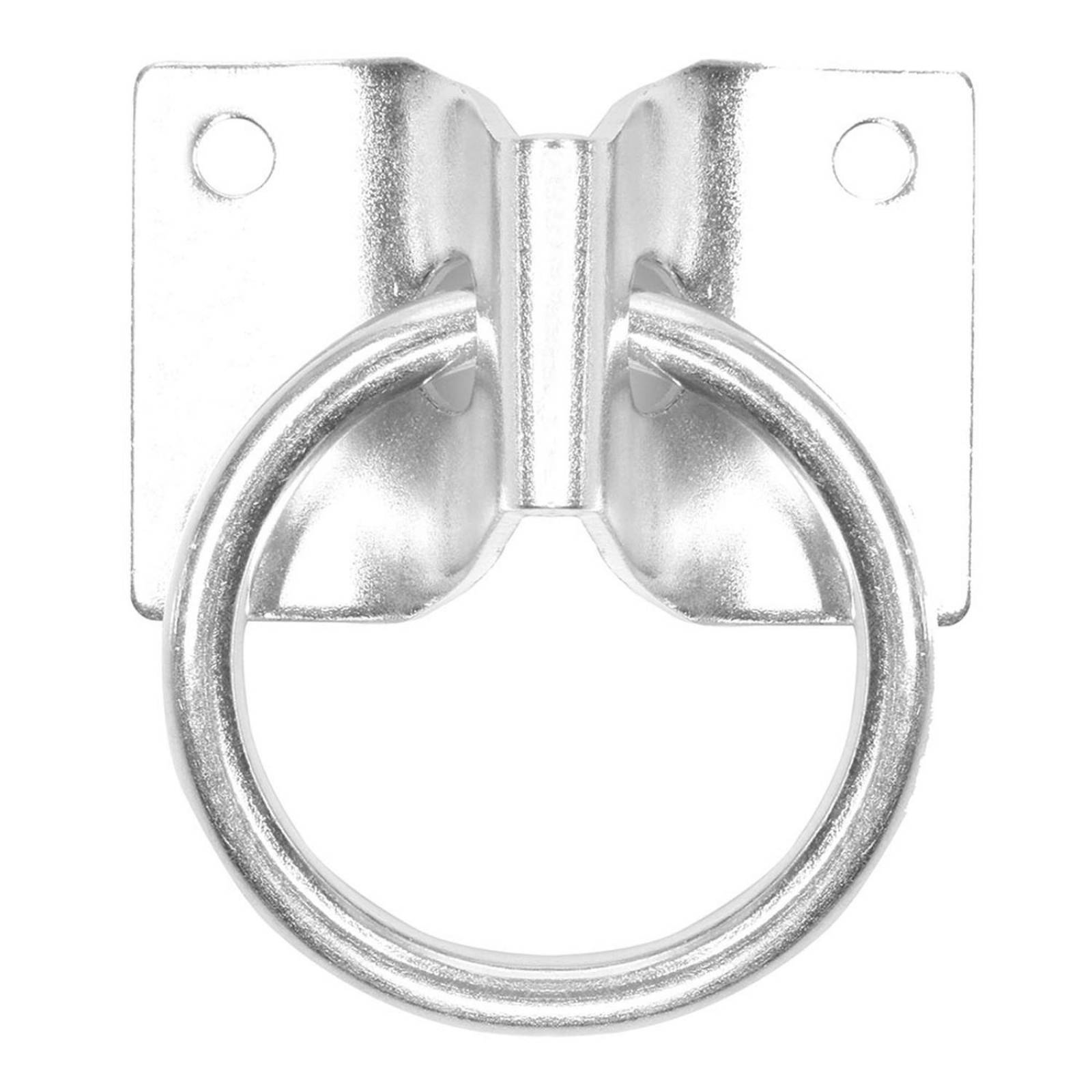 Anillo para enganchar con base de metal plata