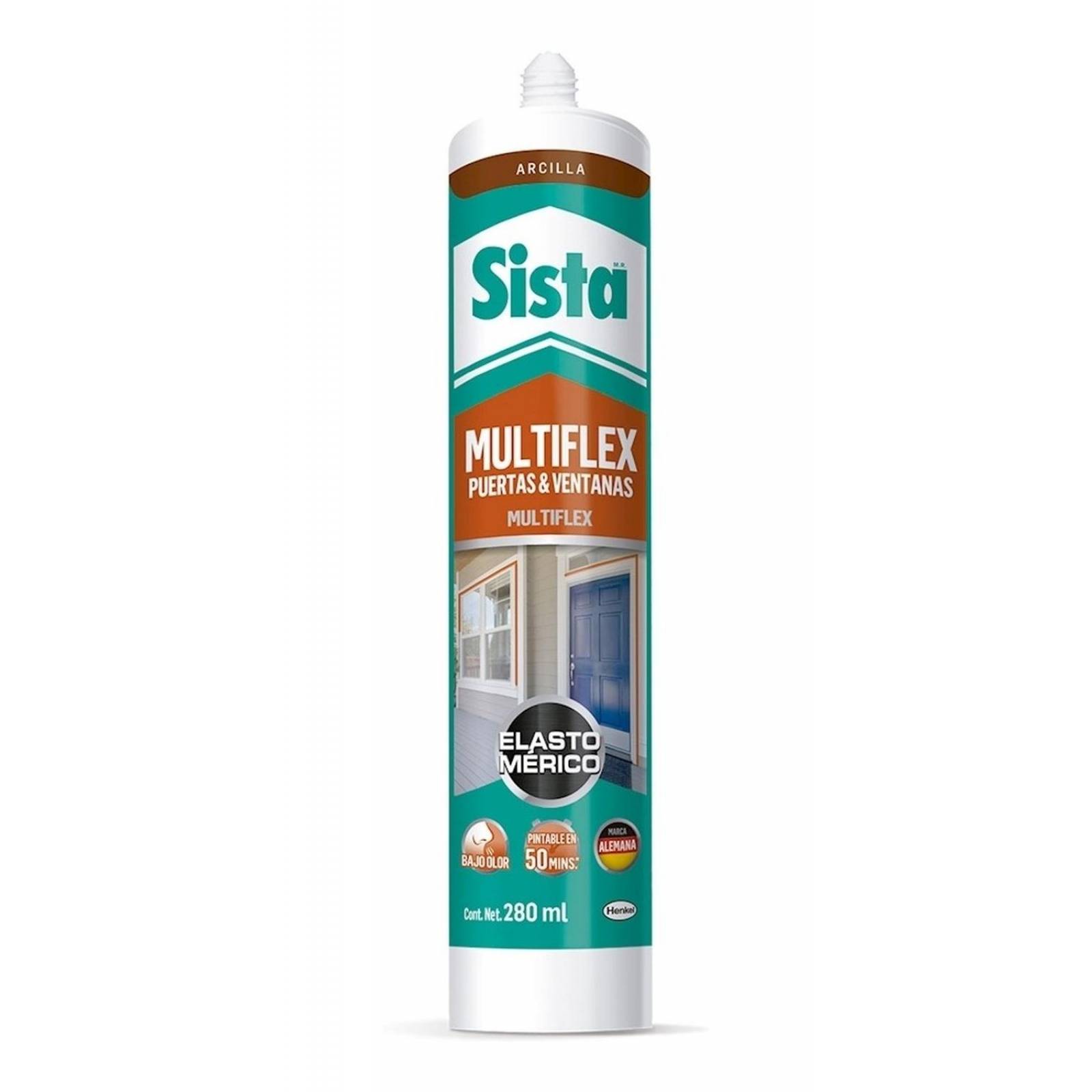 Sista Elastomerico Sellador Arcilla 280 Ml 