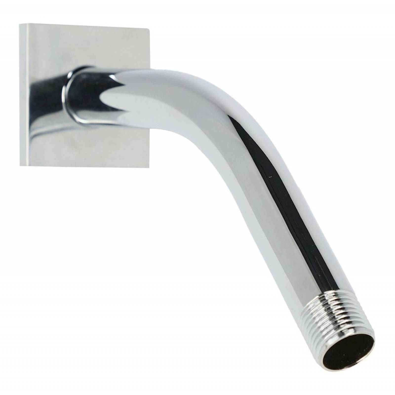 Brazo Con Chapetón Para Regadera 16.6 X 7.6 Plata Helvex 