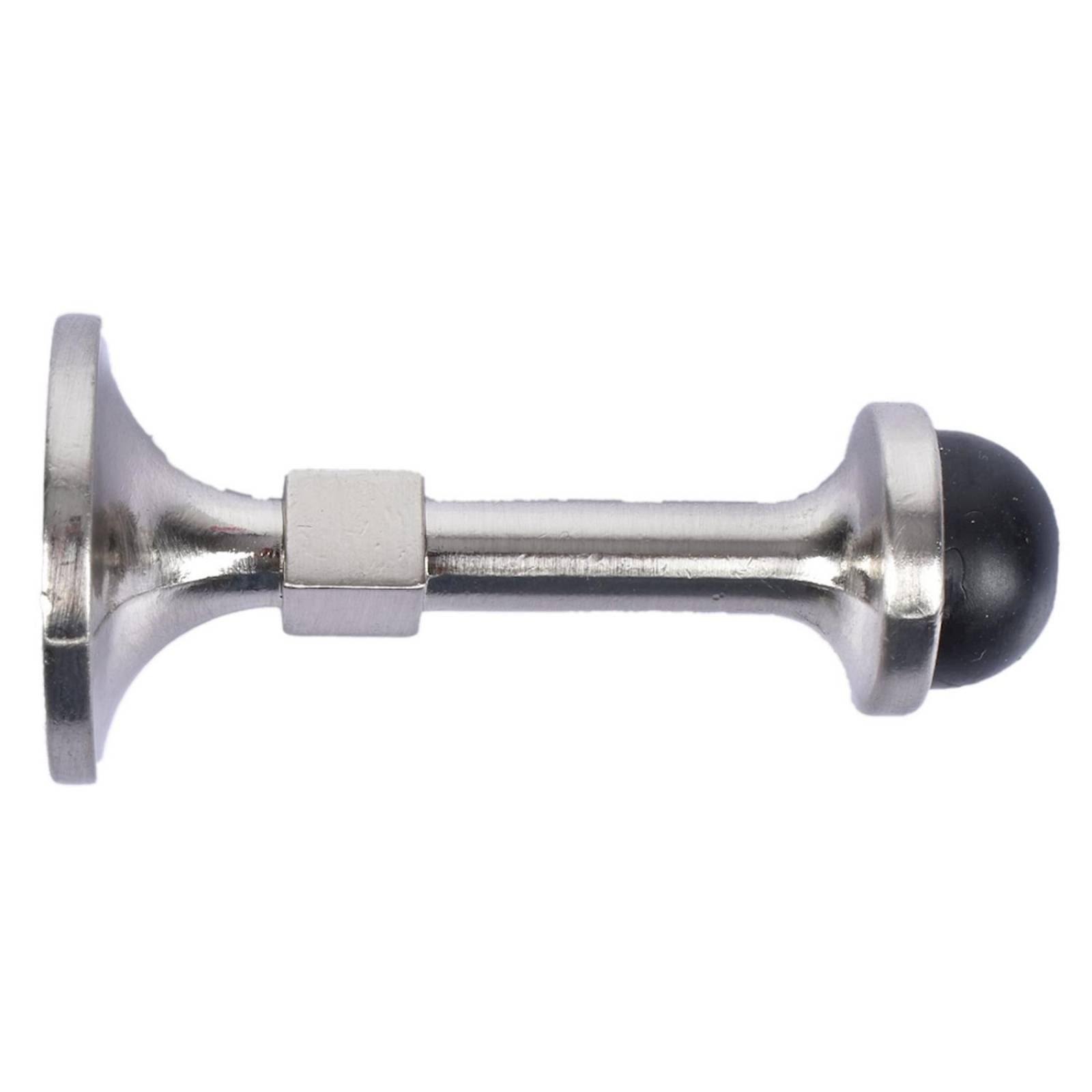 Tope recto para puerta 6.2 x 2.3 cm plata