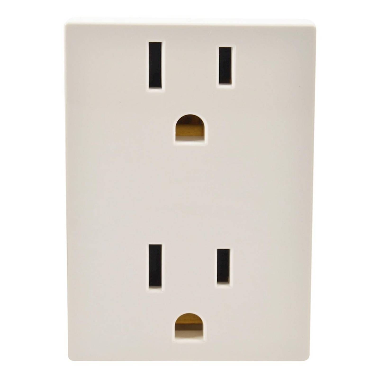 Contacto dúplex 2 puertos +t blanco 