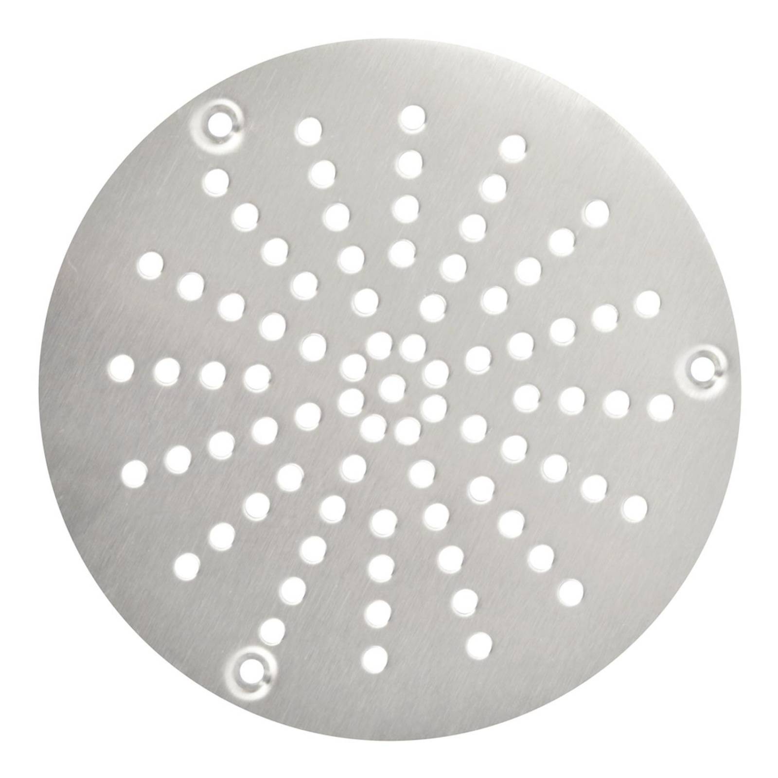 Rejilla en acero inoxidable coladeras con salida de 4 pulgadas plata coflex 