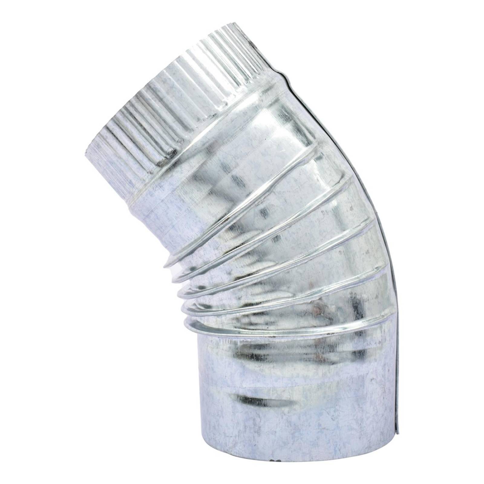 Codo de 45 grados de 4 pulgadas plata hazlo bien 