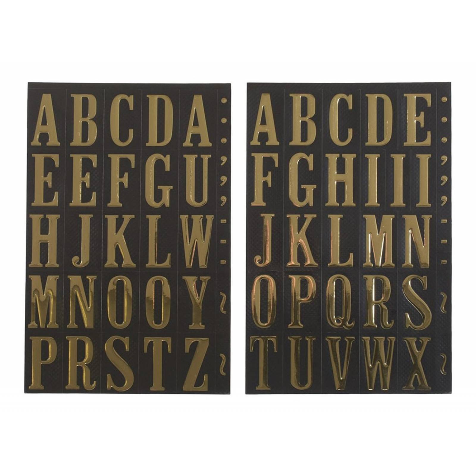 Letras Y Símbolos Autoadhesivos En Papel 5.1 Cm