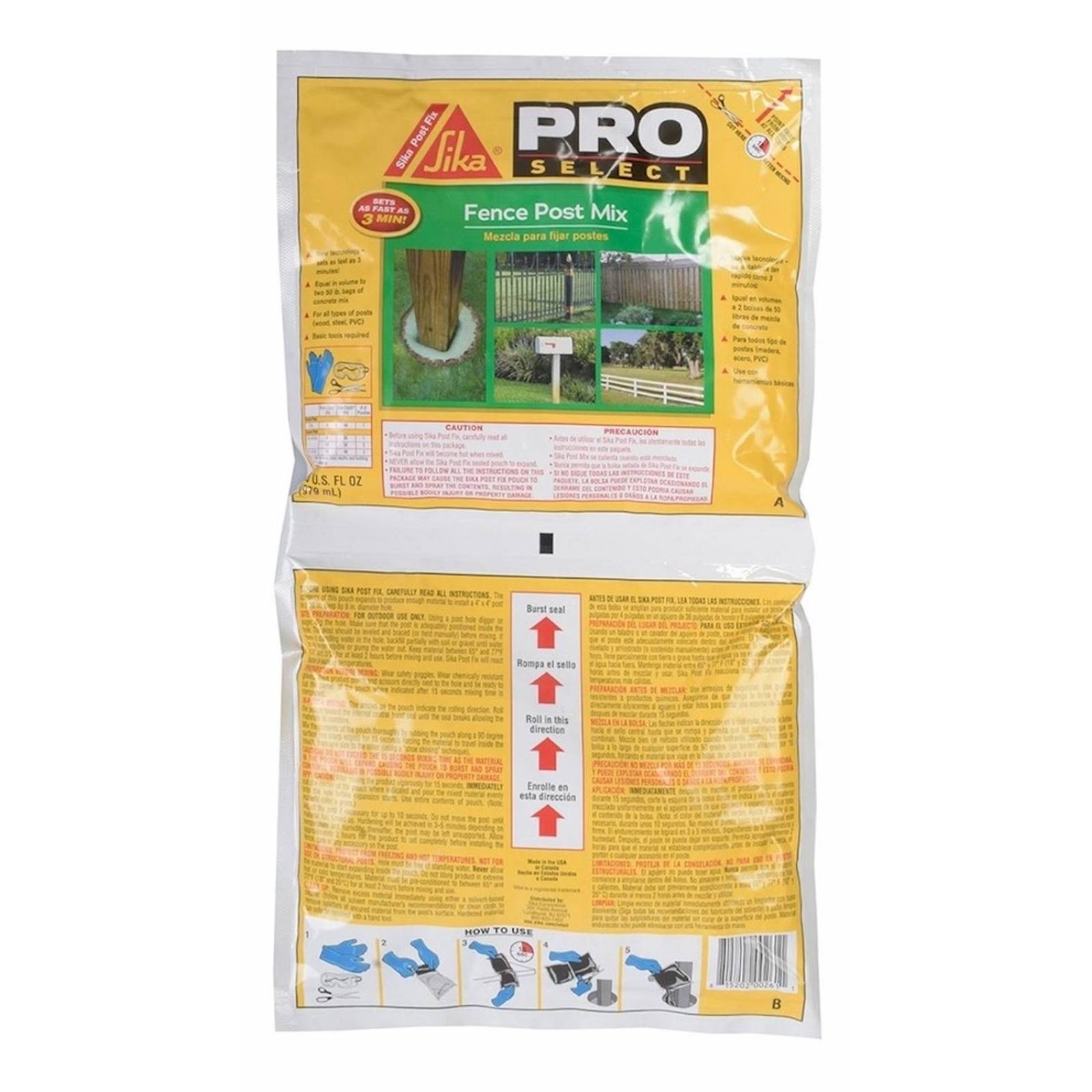Mezcla Para Fijar Postes Verde 979 Ml 
