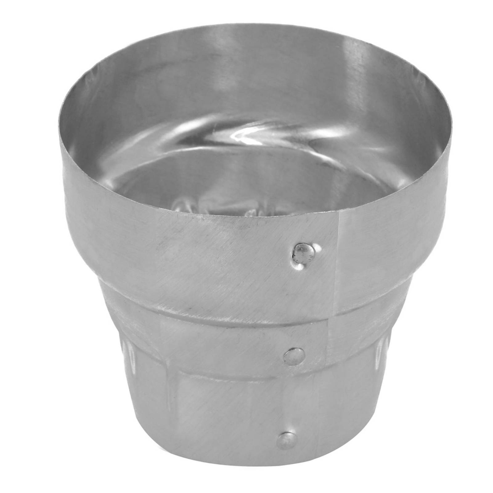 Adaptador para secadora 3 a 4 pulgadas plata deflecto 