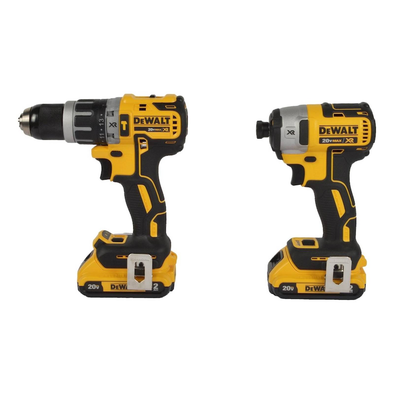 Combo de taladro percutor y atornillador + atornillador de impacto dewalt 