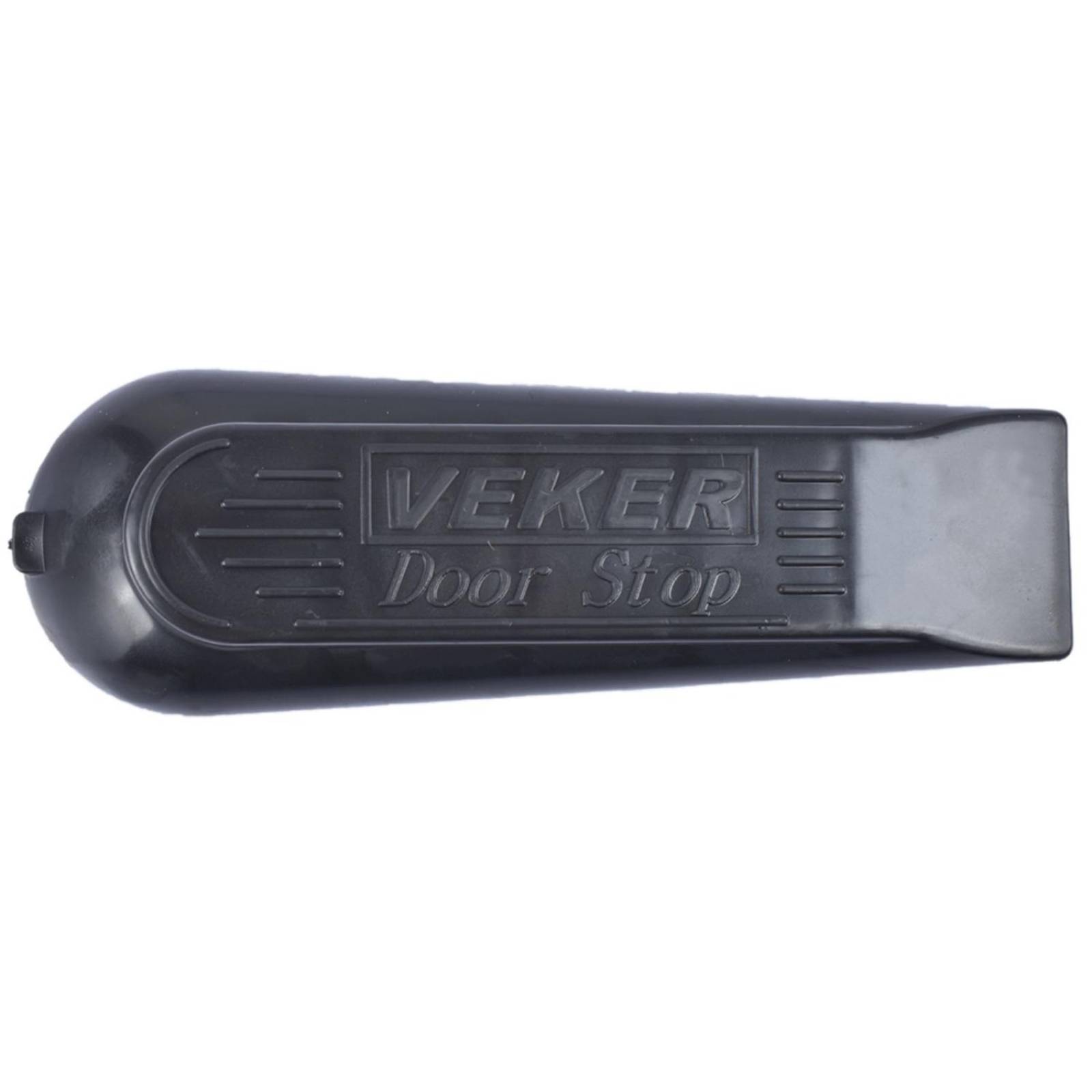 Tope tipo cuña para puerta 2 x 4 x 12 cm negro