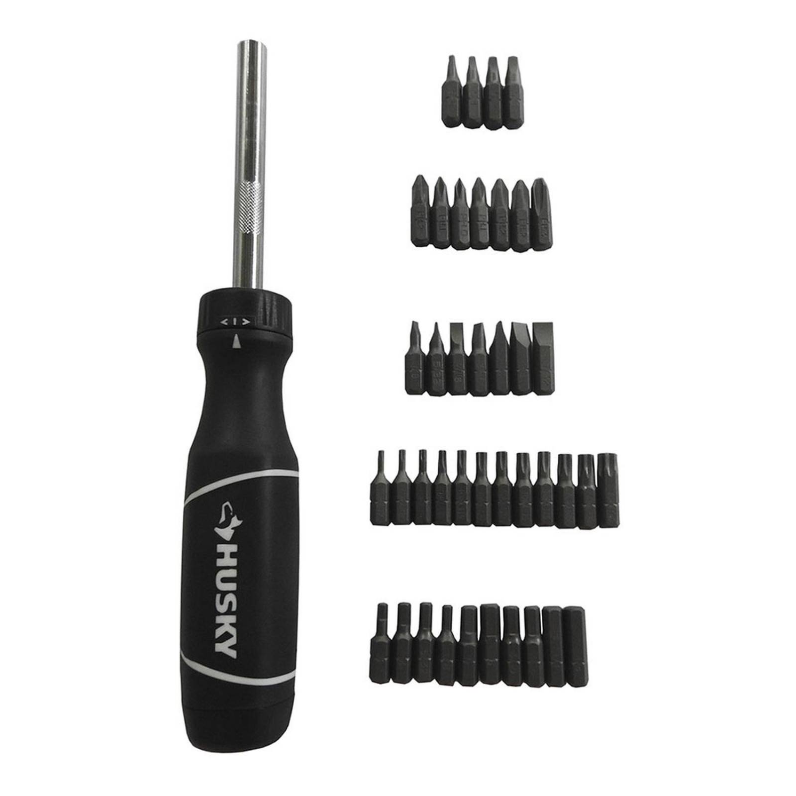 Juego de destornillador de trinquete husky 41 piezas 