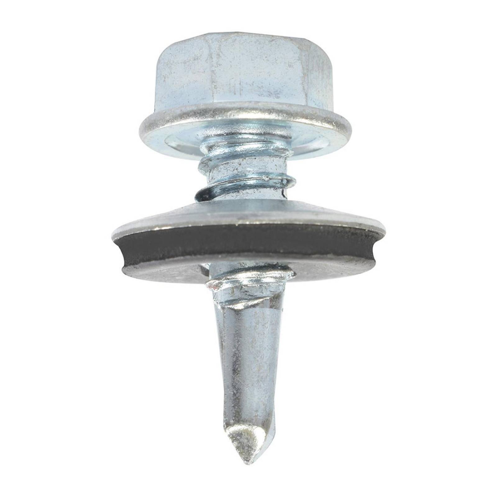 1 tornillos autoperforante1/4-14 x 3/4pulgada plata 0.453 kg 