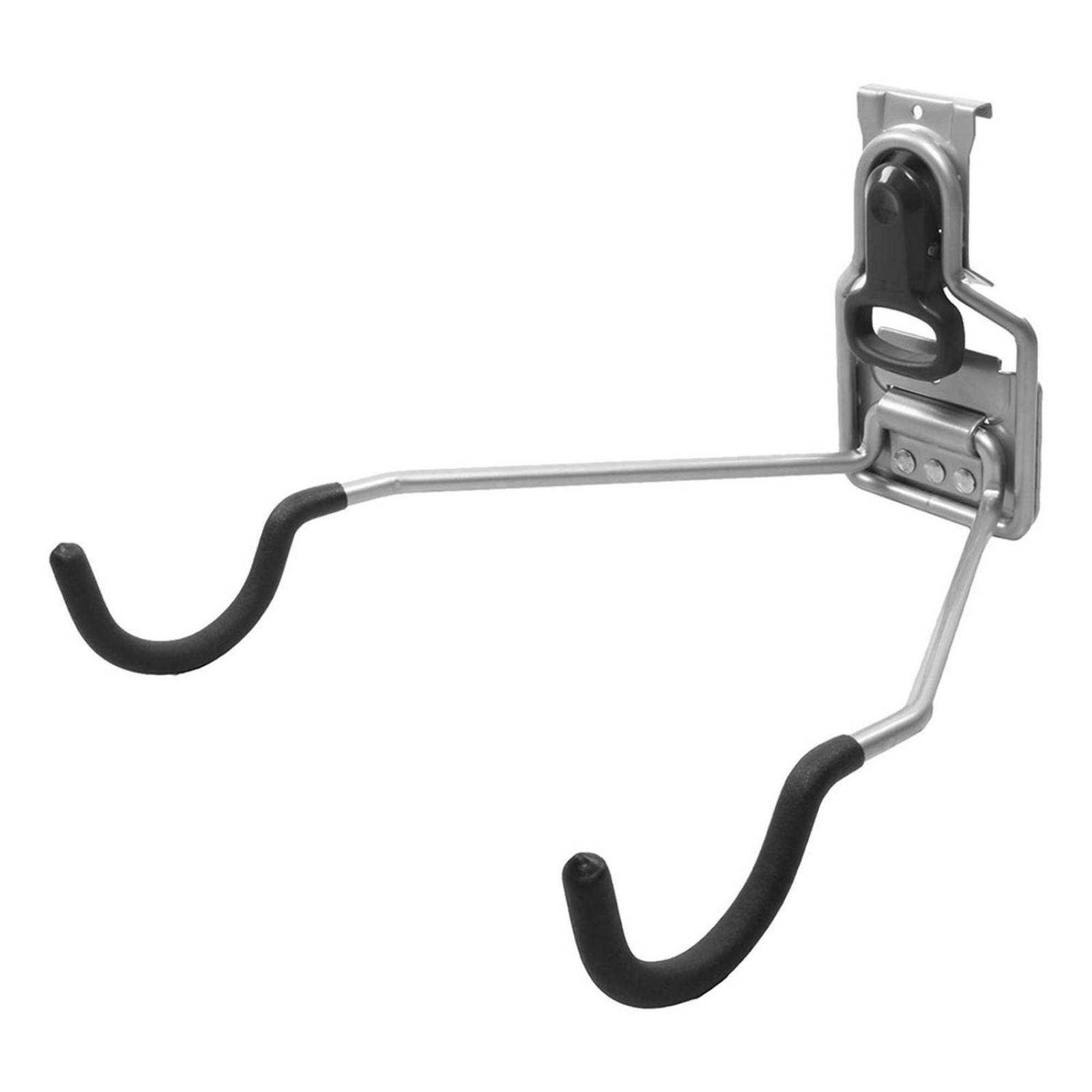 Gancho para bicicleta horizontal de 18 x 31 cm gris 22 kg