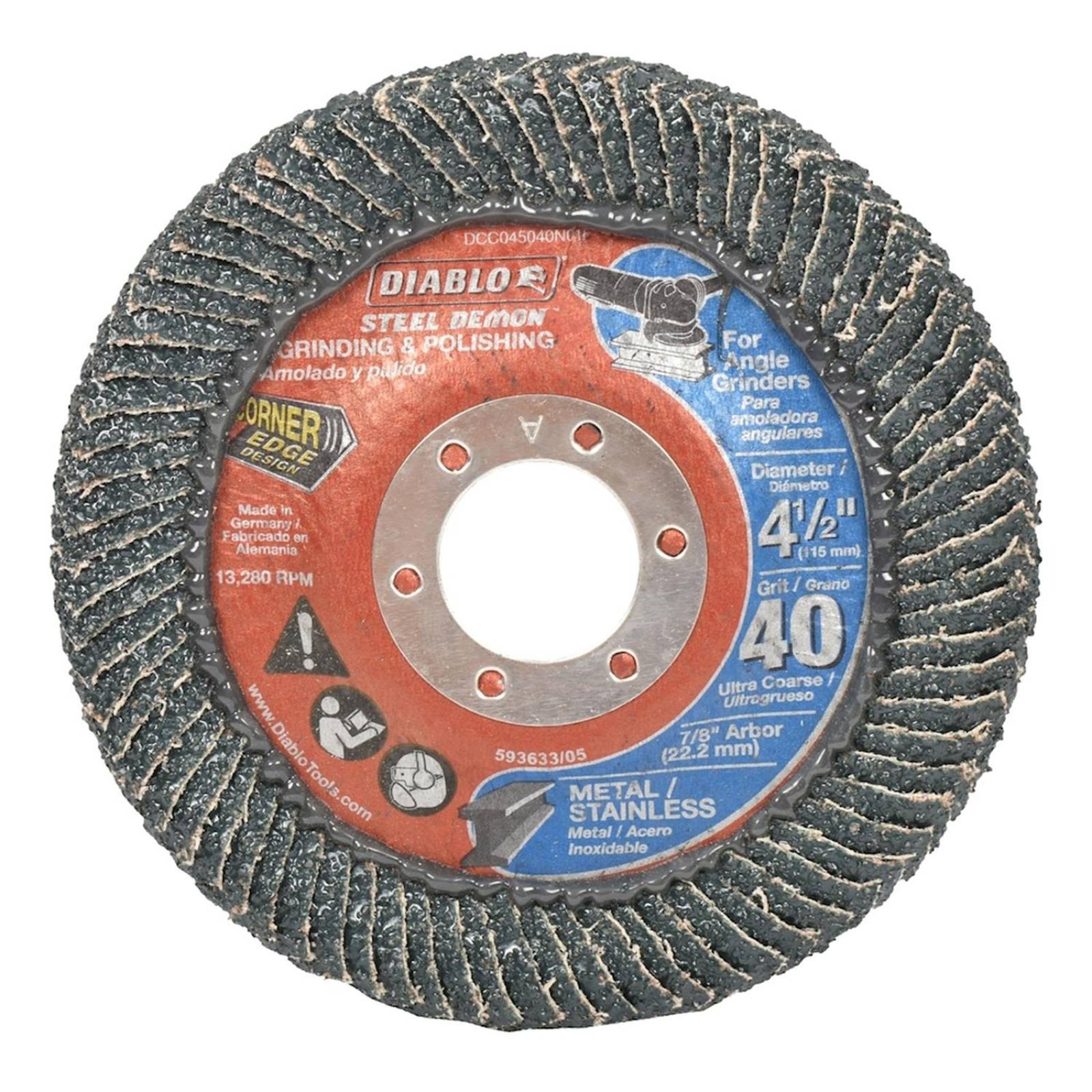 Disco flap circonio 4-1/2 pulgadas 