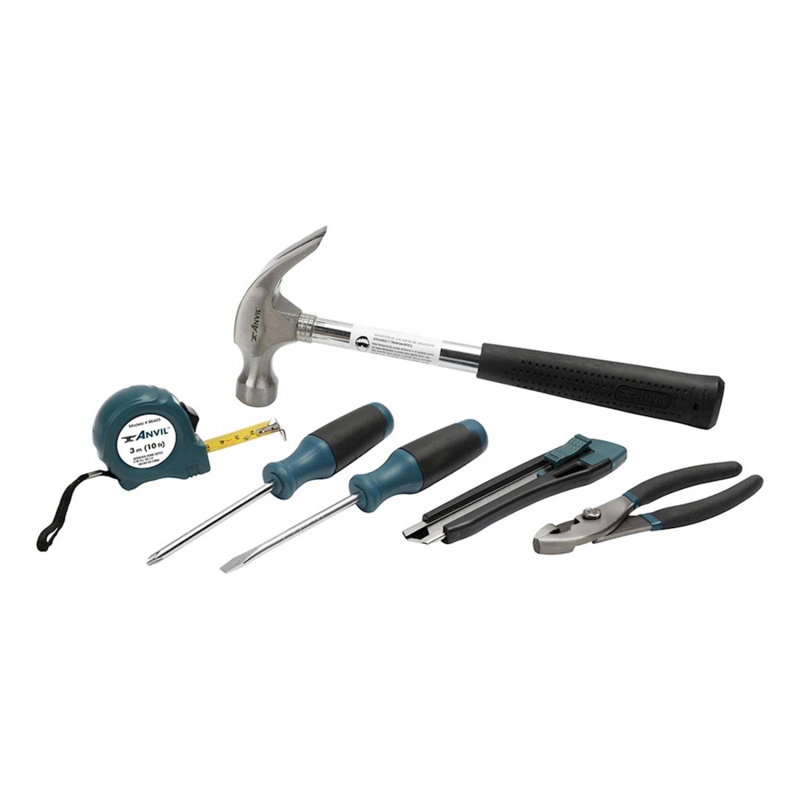 Juego de herramientas casero acero anvil 6 piezas 