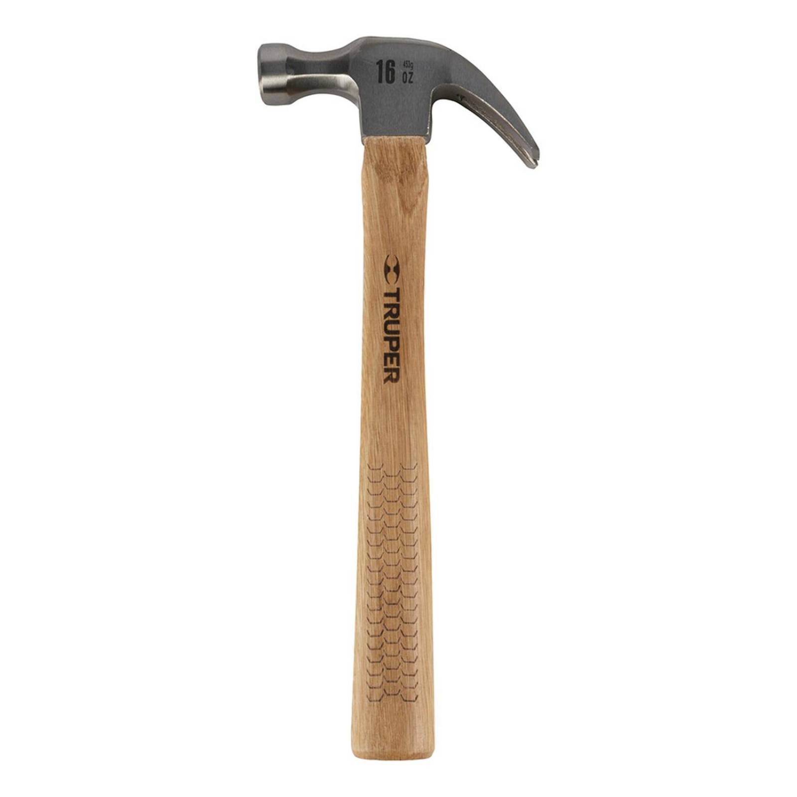 Martillo de 16 onzas mango madera truper 