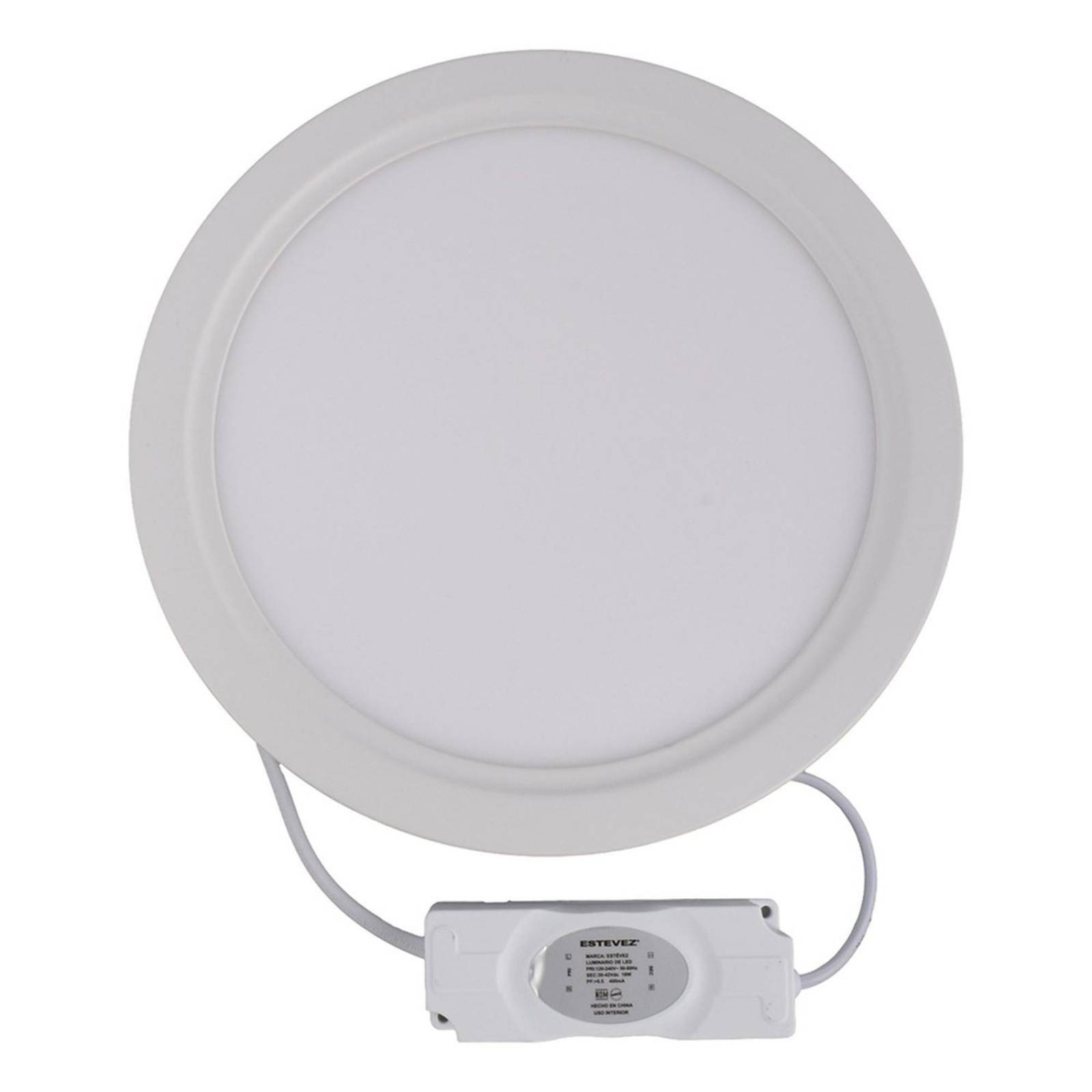 Luminario de sobreponer de 8 pulgadas blanco estévez 