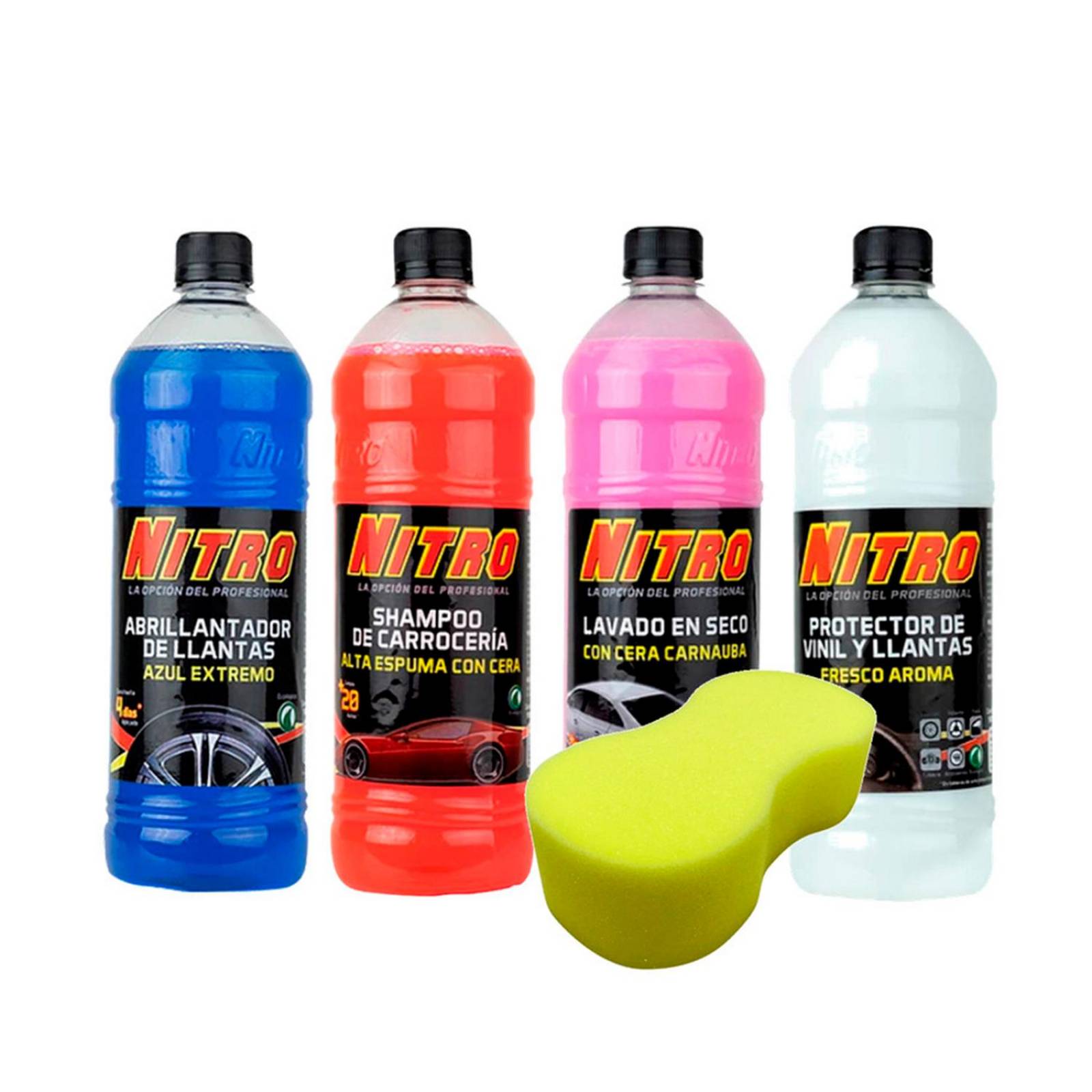 Nitro paquete basico con esponja 