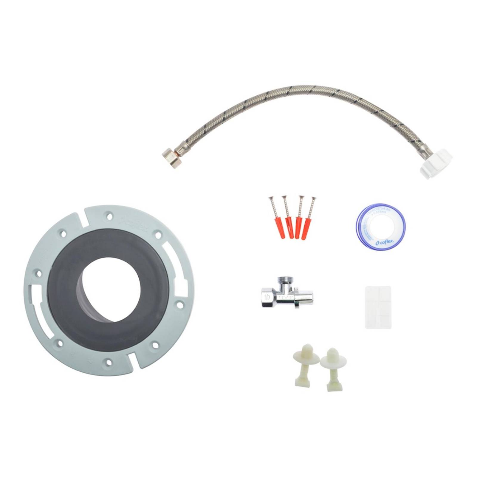 Paquete para instalación de sanitario con brida fl 