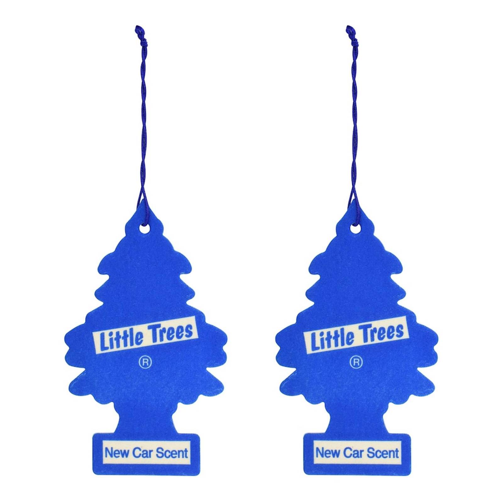 Aromatizante auto nuevo azul little trees 2 piezas 