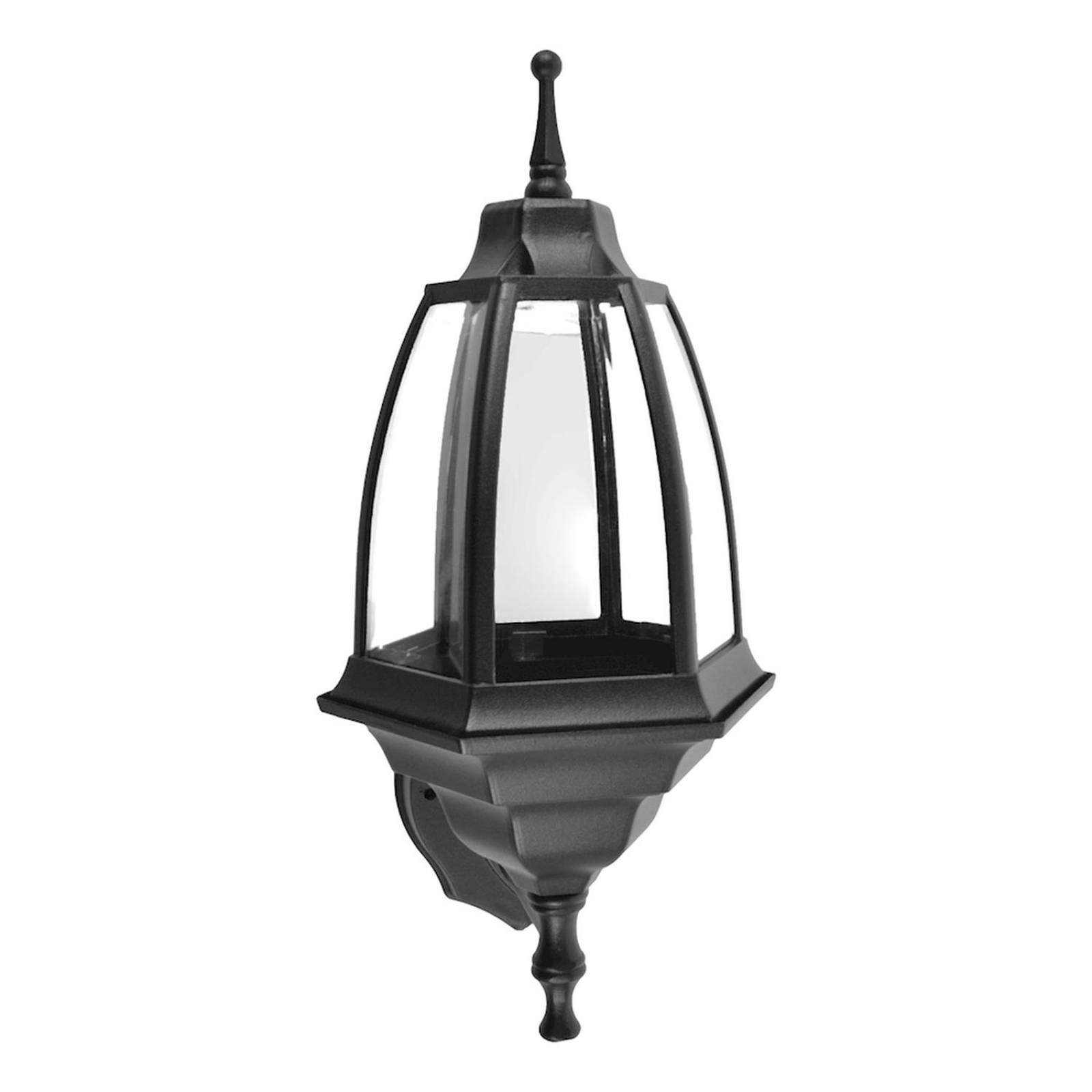 Farol para pared cfl 35.3 x 19.8 x 16.5 cm negro 
