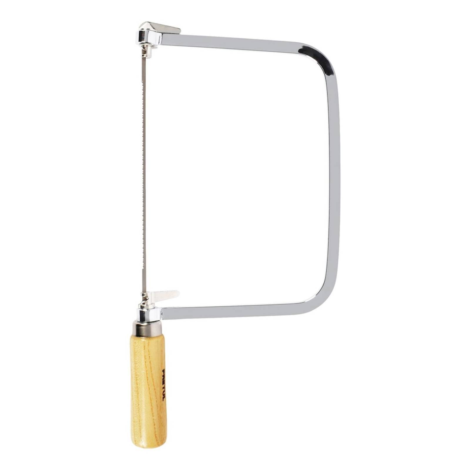 Arco calador con segueta de 6 pulgadas acero pretul 