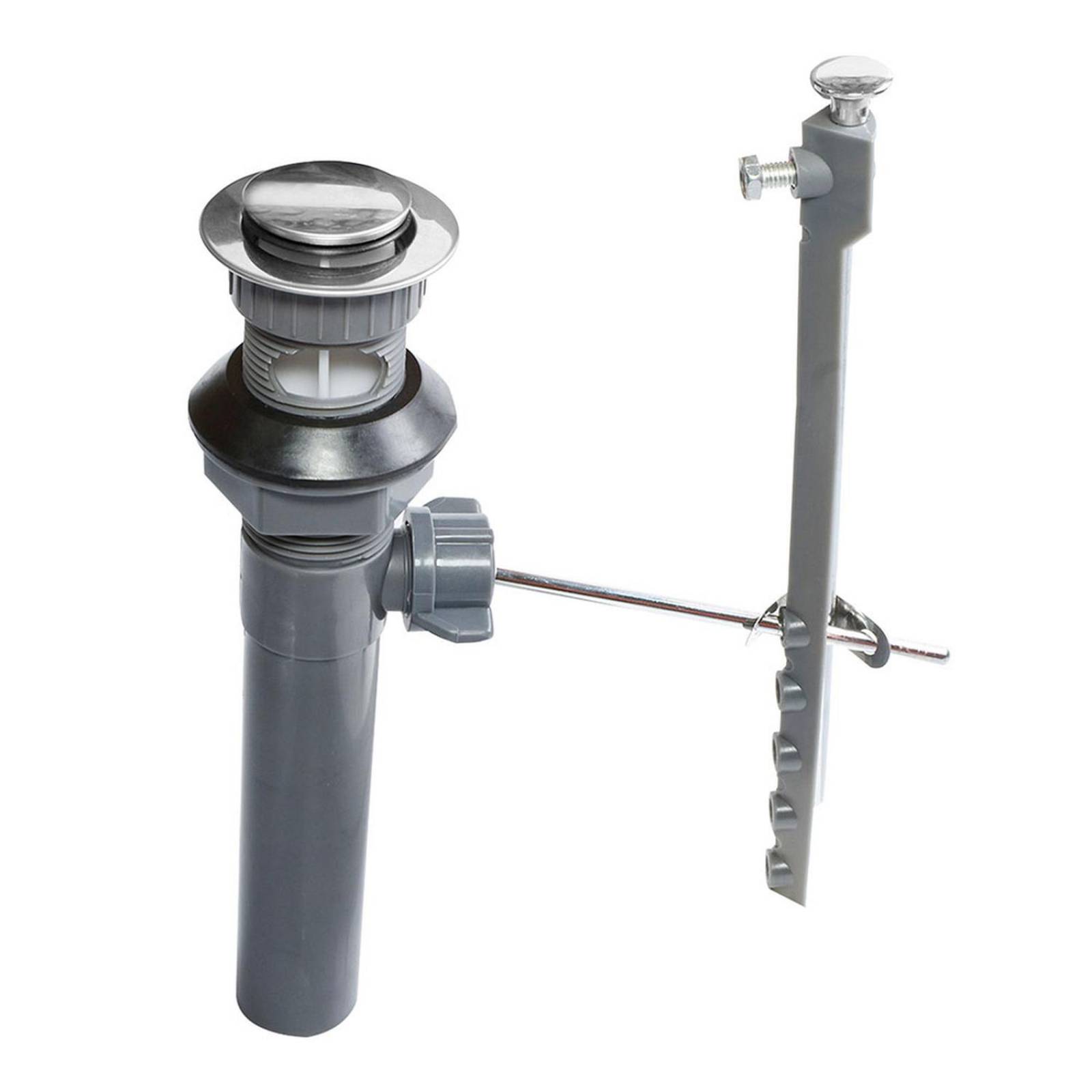 Contra lavabo de polipropileno 36 x 18 cm gris 