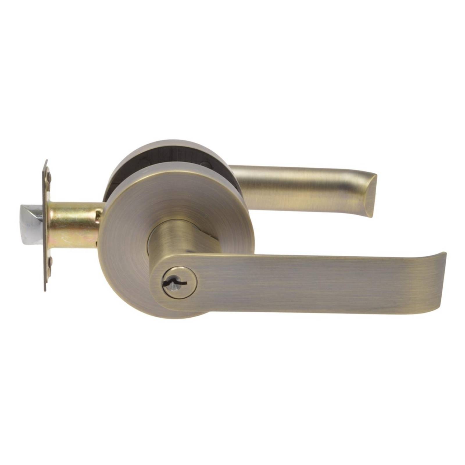 Manija brooklyn para entrada con llave 14.4 x 7 x 15.7 cm acero bronce