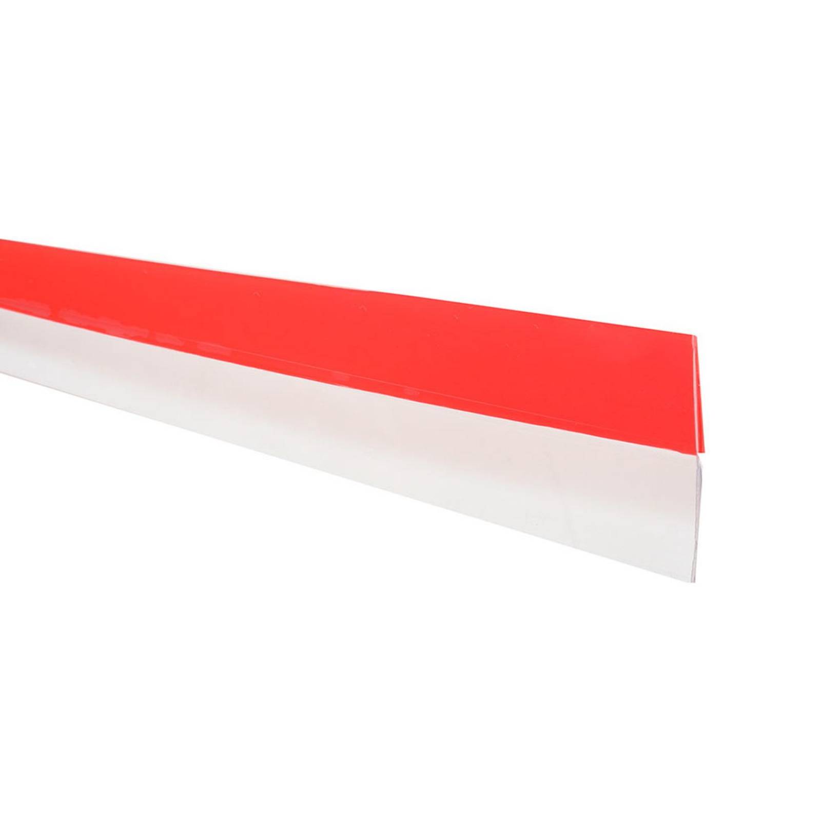 Guardapolvo para puerta rojo 91.5 x 3.8 cm 