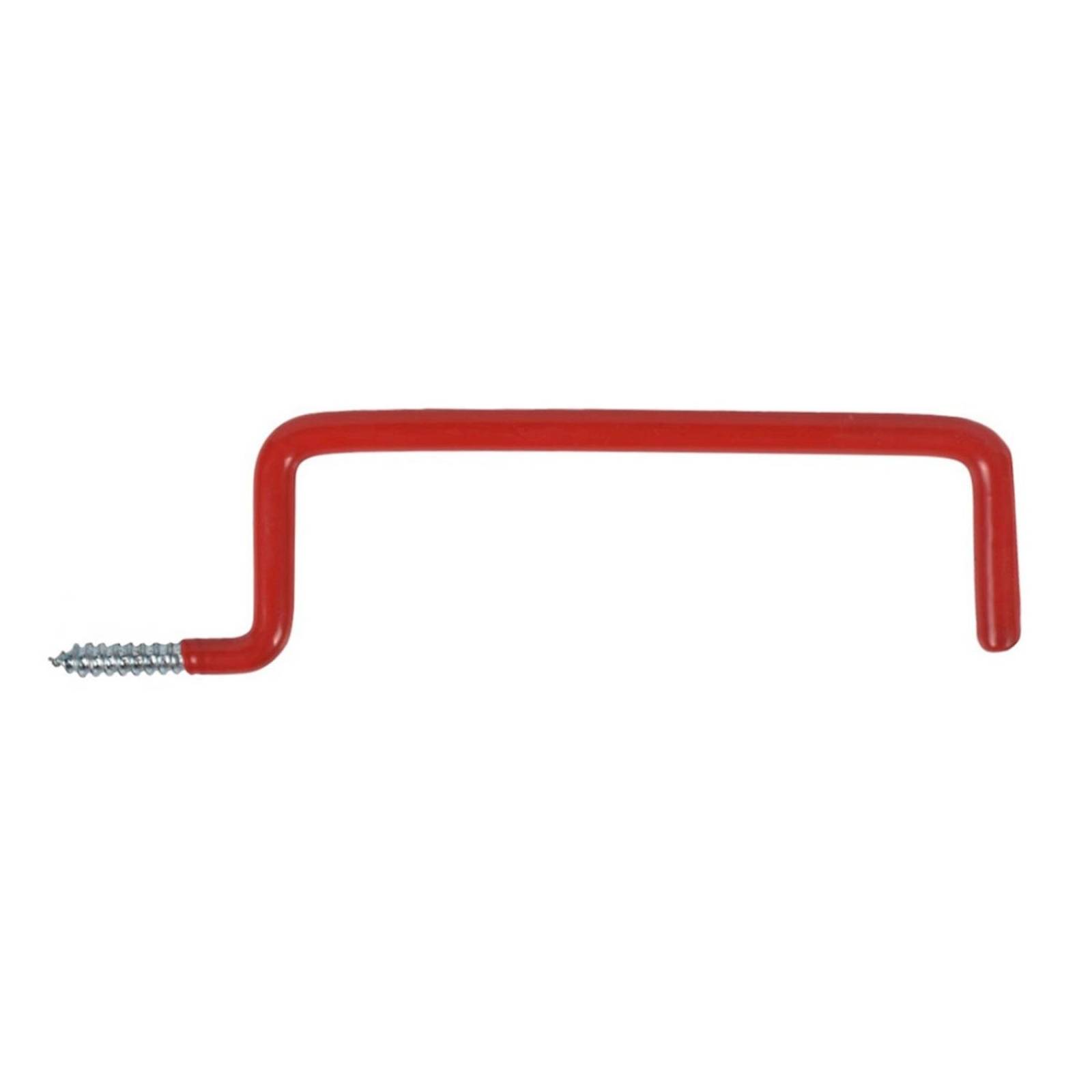 Gancho con tornillo 21 x 5.54 cm rojo