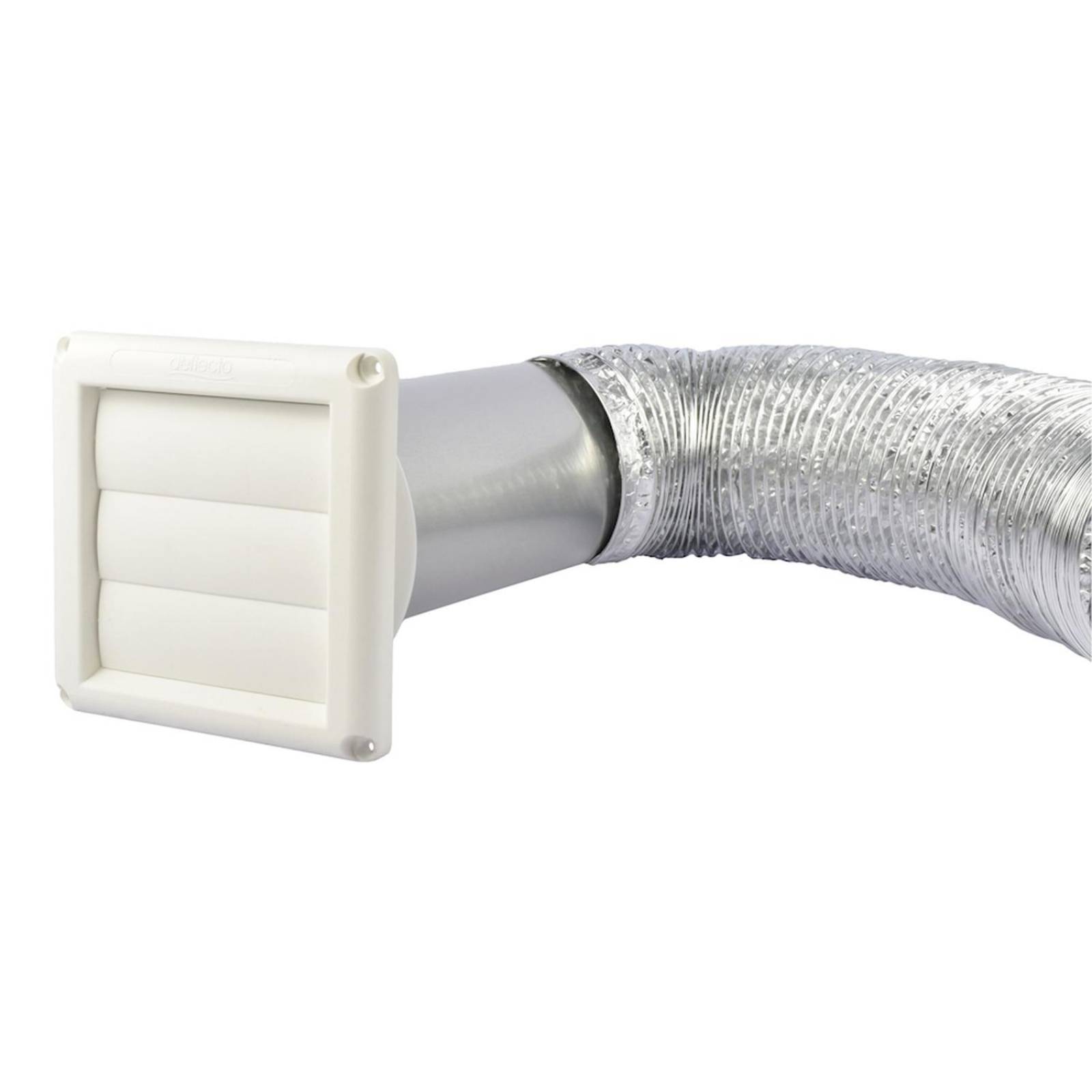 Juego de ventilación para secadora 5 in blanco 