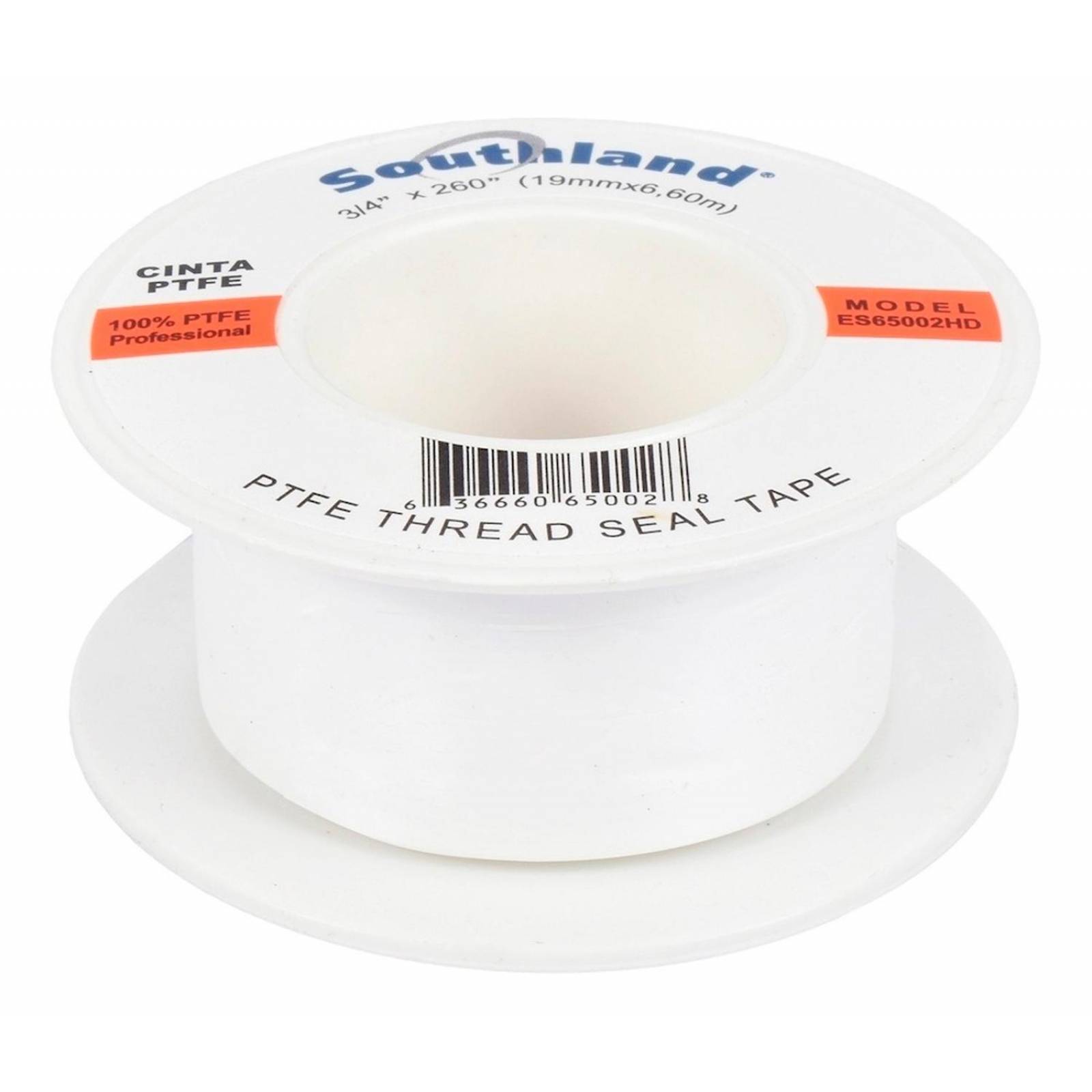 Cinta Teflón 1.9 X 660 Cm Blanco Southland 