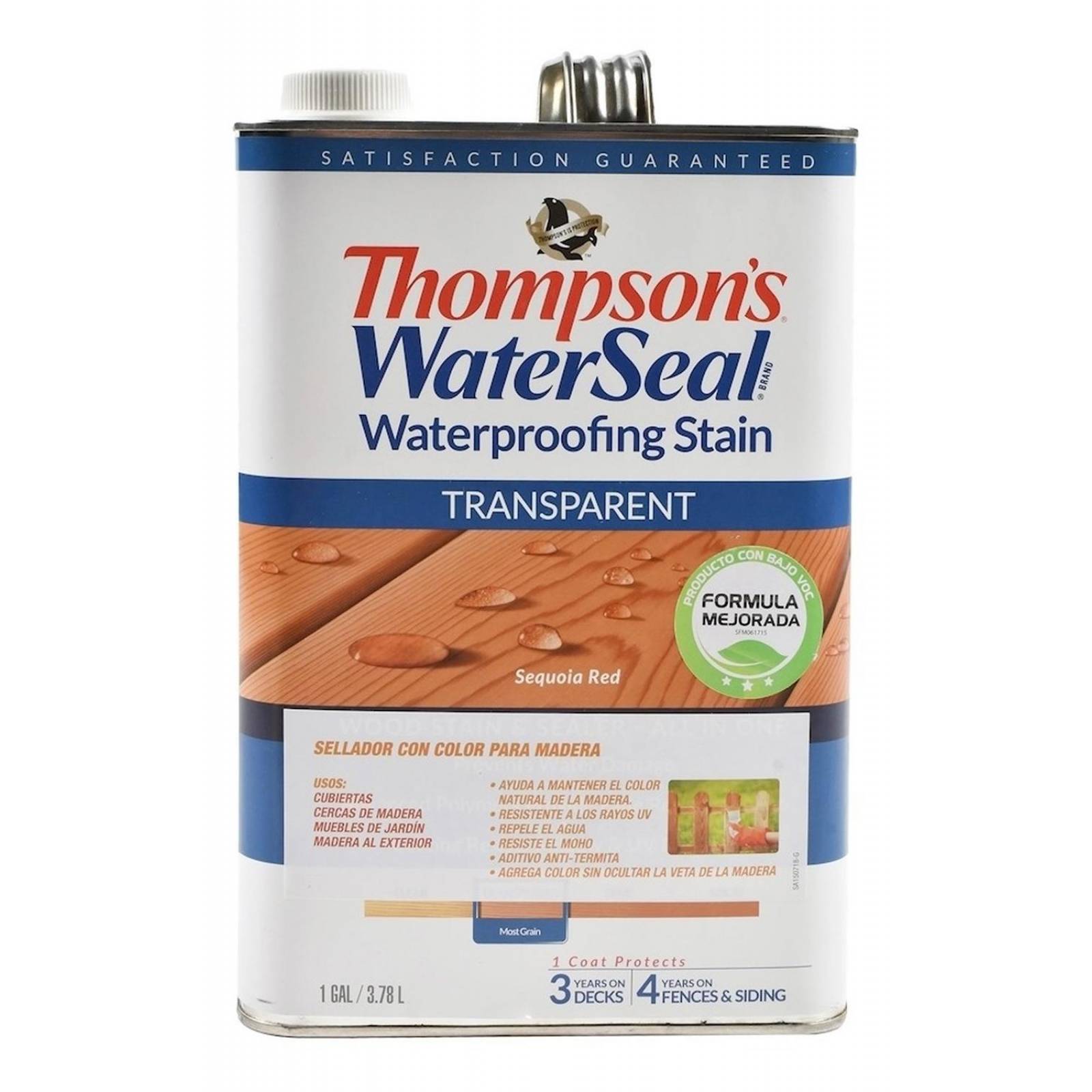Sellador Para Madera De 3.78 L Transparente 