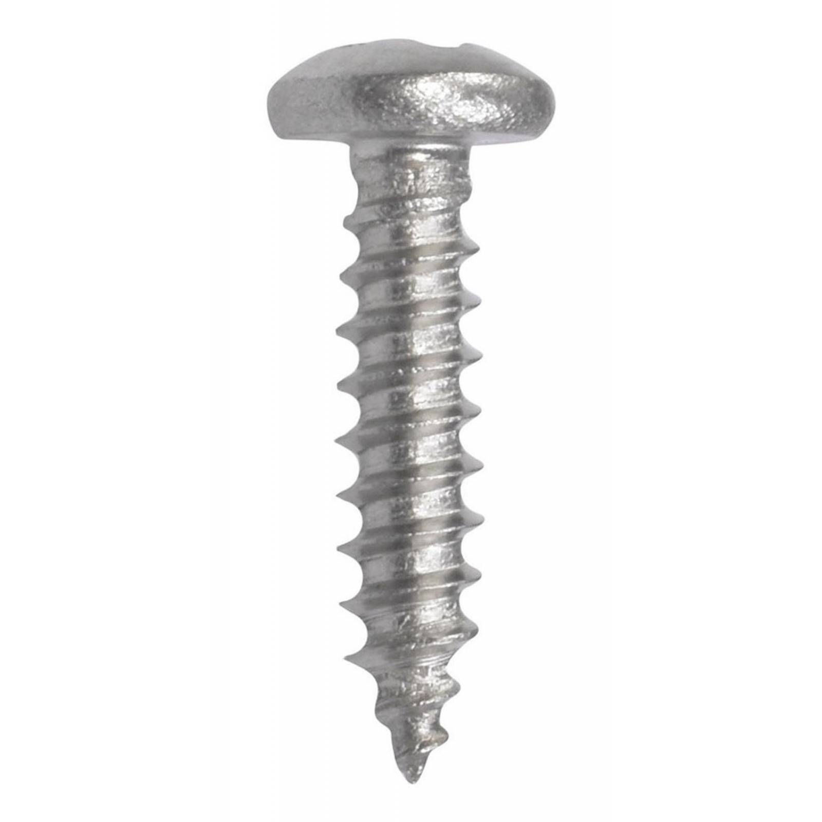 5 Tornillos Para Metal 3/4 Plata 