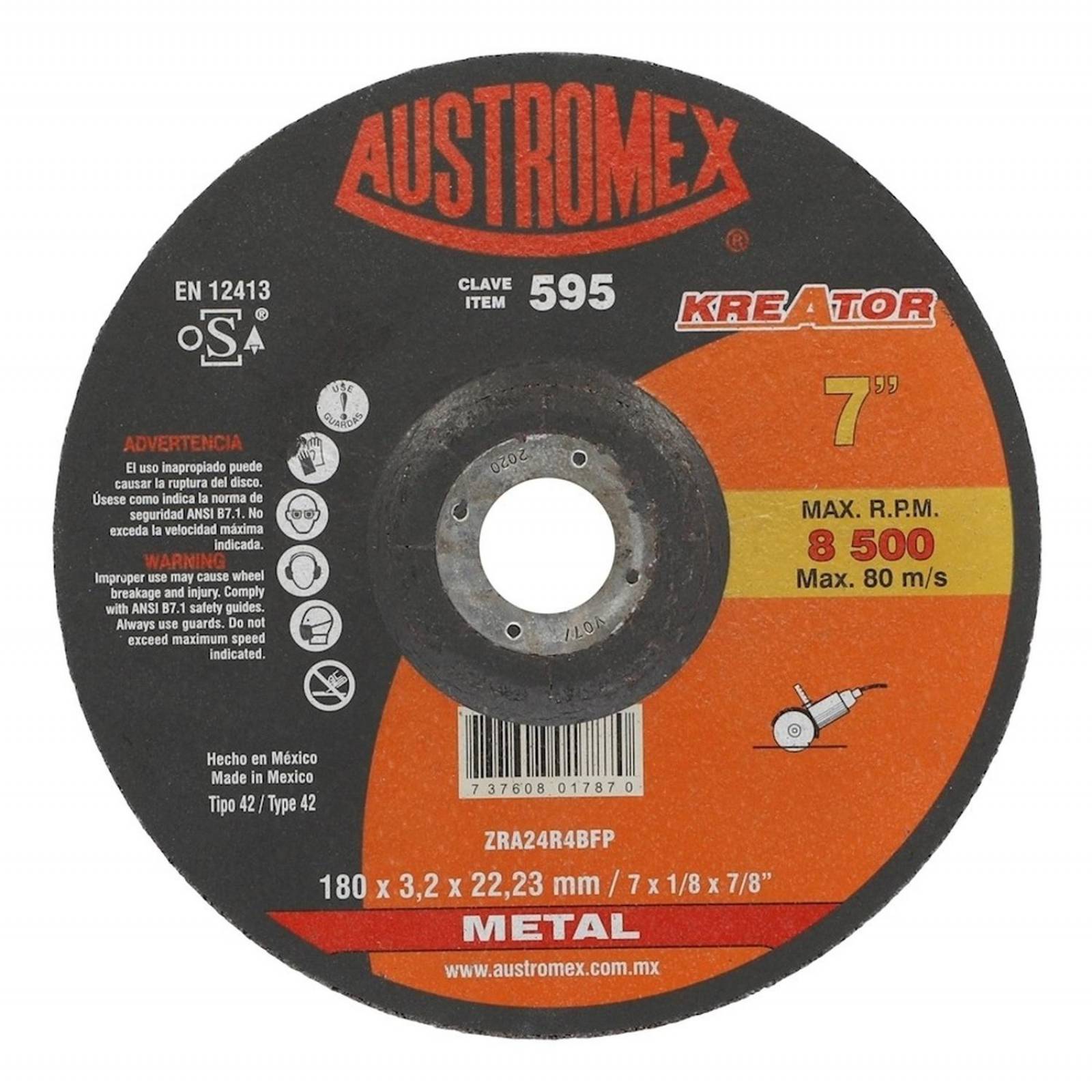 BOSCH 2608622058 - Disco Heavy Metal: 115x0,5mm M14