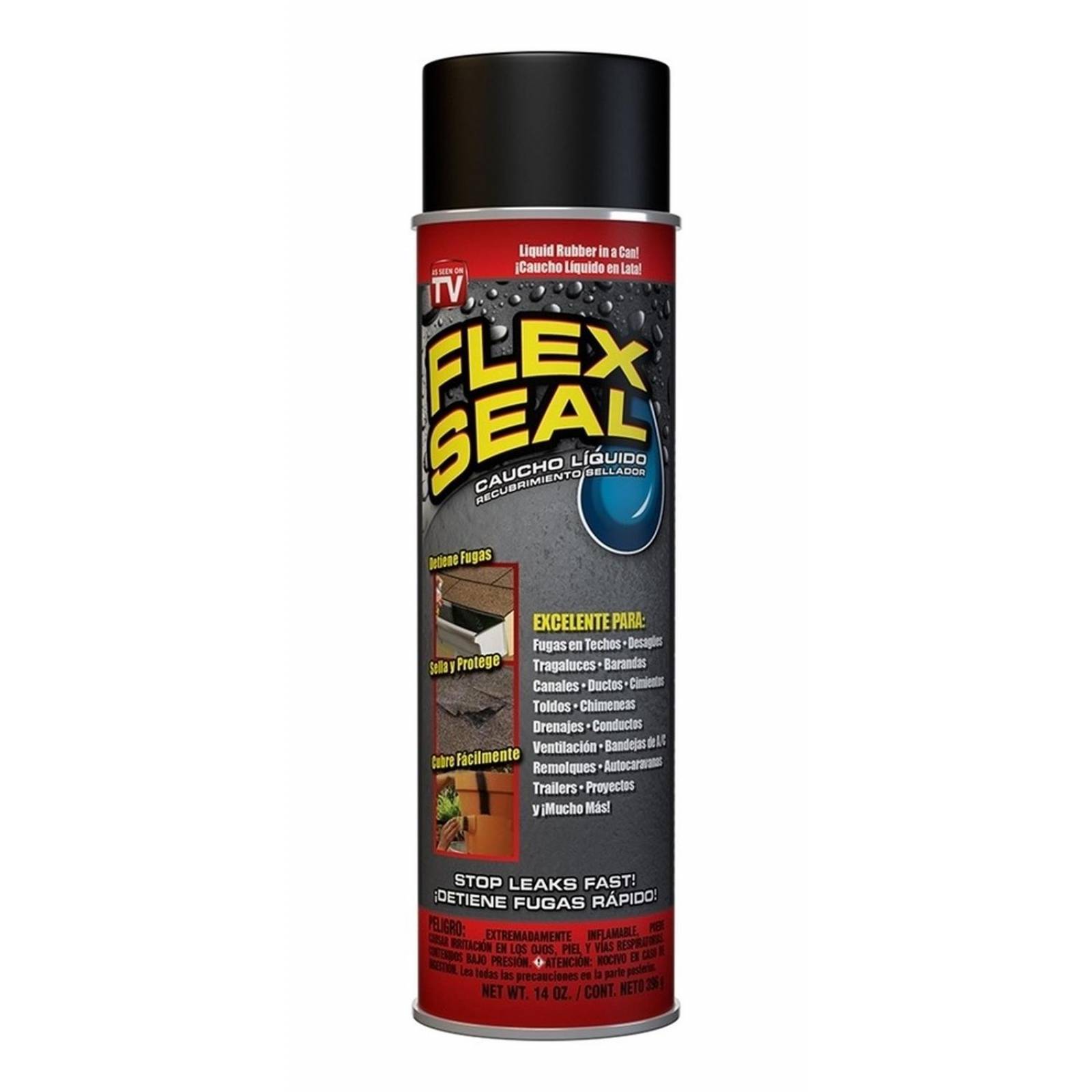 Sellador De Caucho En Aerosol Negro 396 G