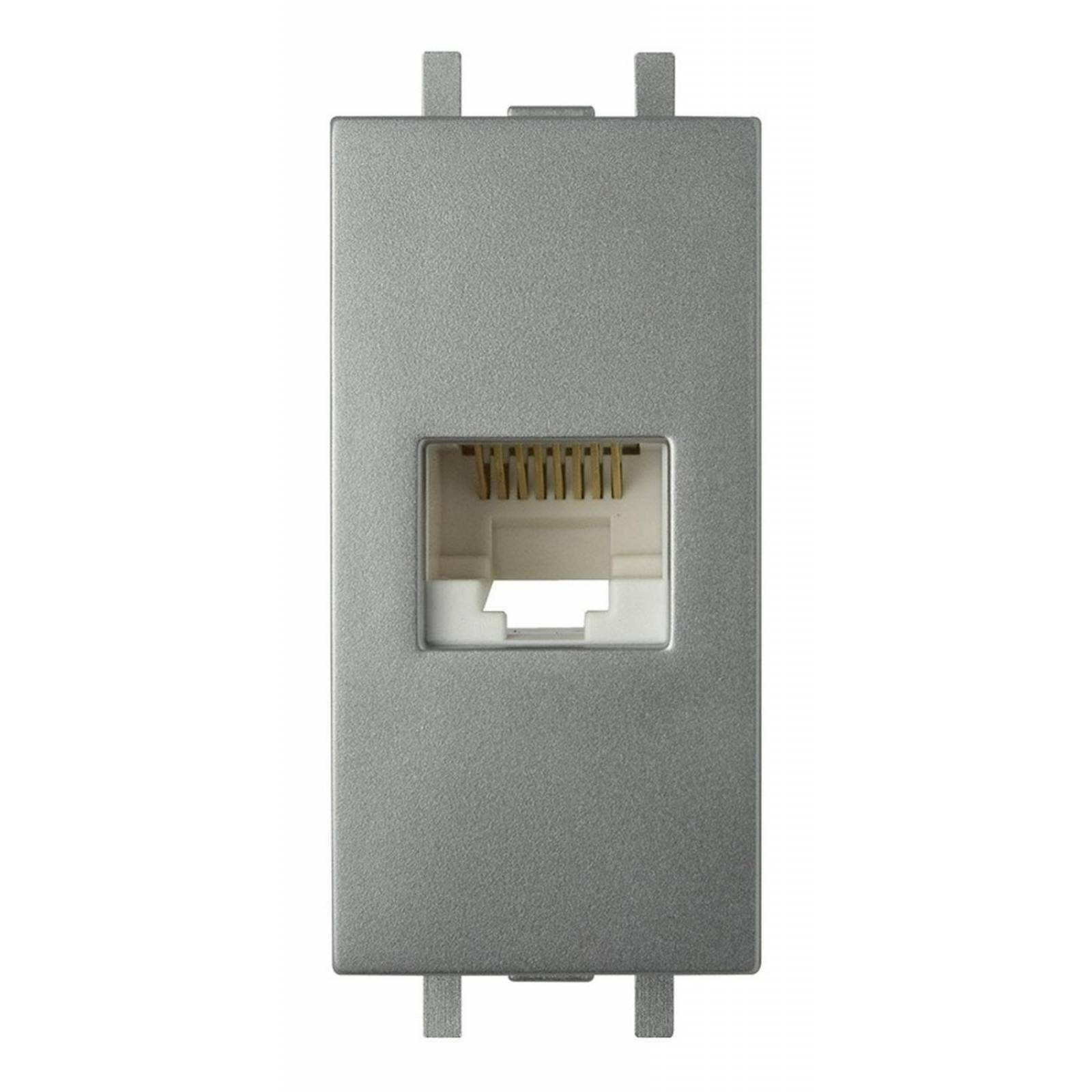 Toma Computo Rj45 Titanio Mate Gamma 