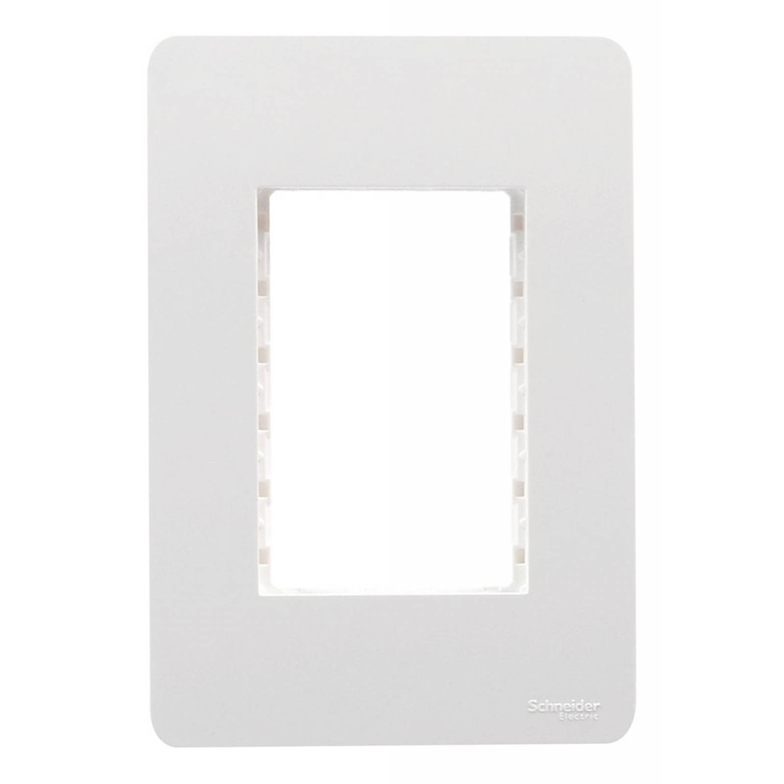 Placa 3 Modulos Blanca Schneider Electric 