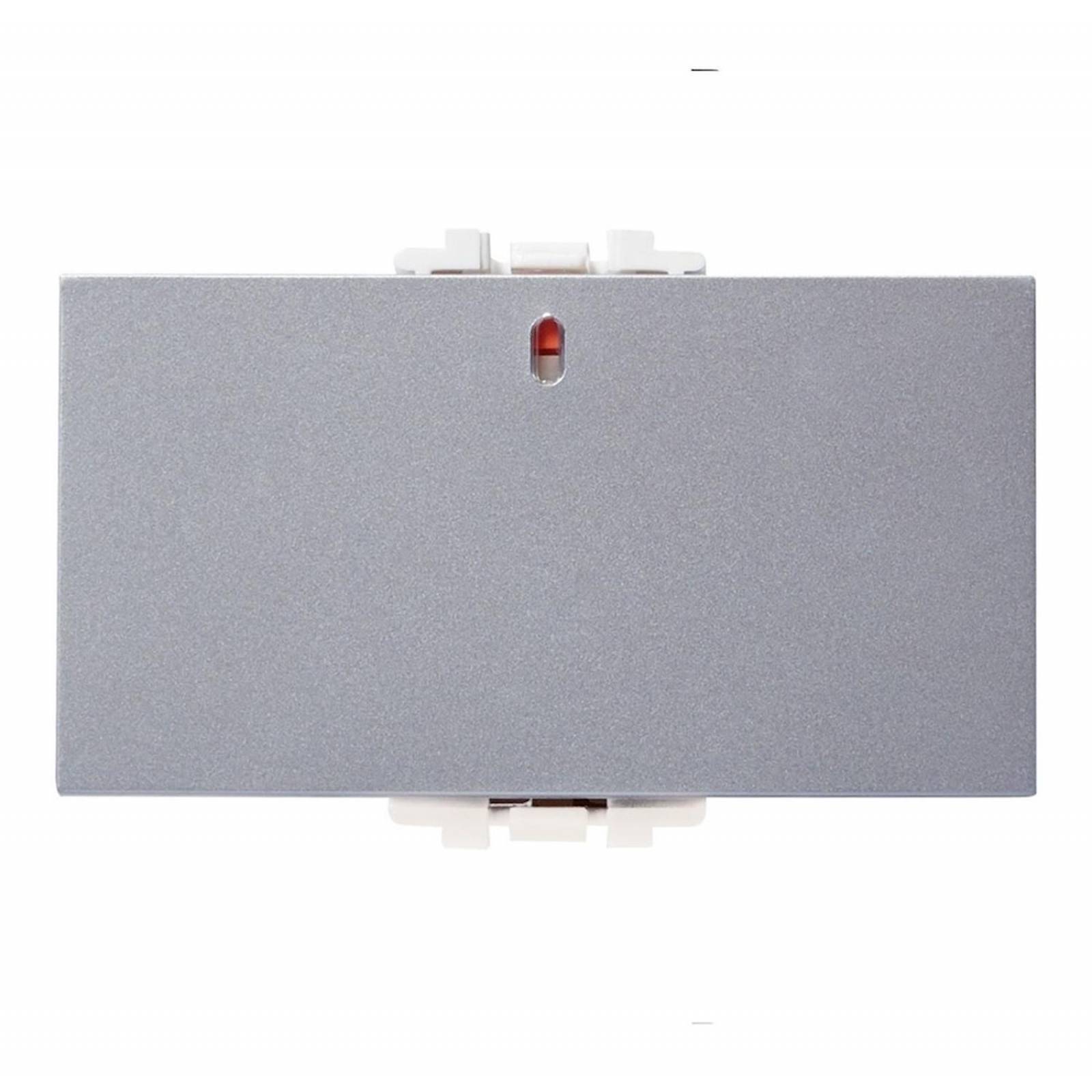 Apagador Sencillo 127 Volts Plata 