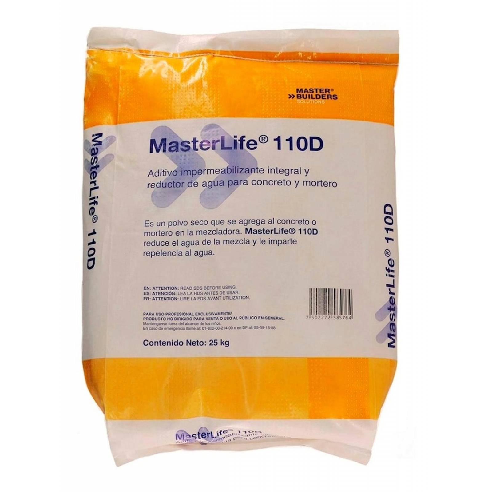 Aditivo Impermeabilizante Para Concreto Y Mortero De 5 Kg 